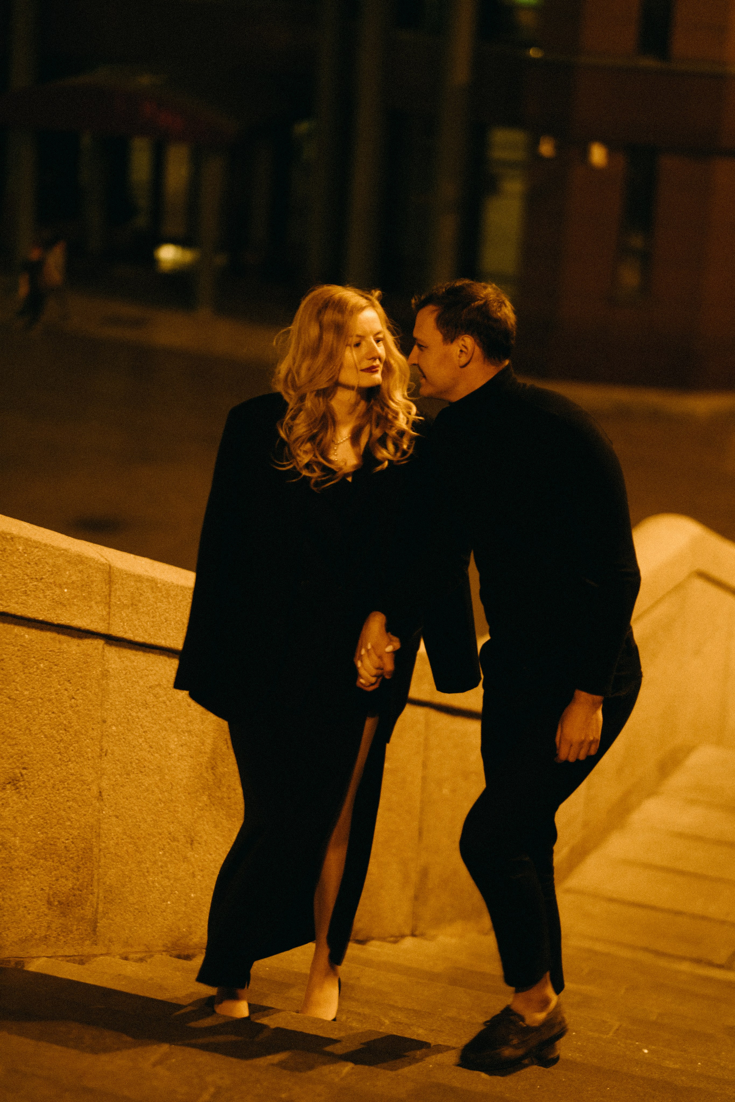 По ночному городу. Свадебный фотограф Александра Тюлякова