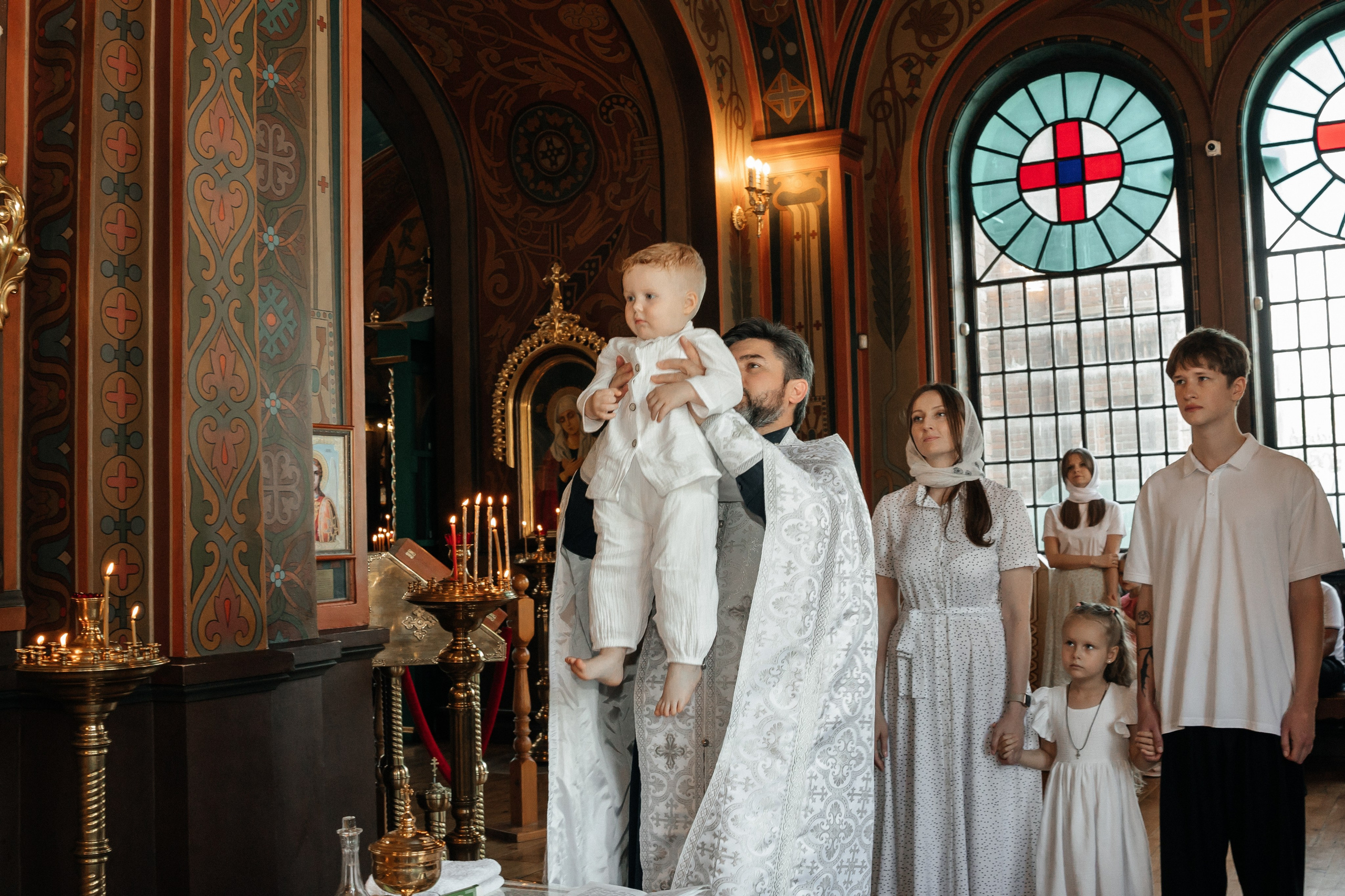 Крещение София и Сережа. Фотограф Краснодар