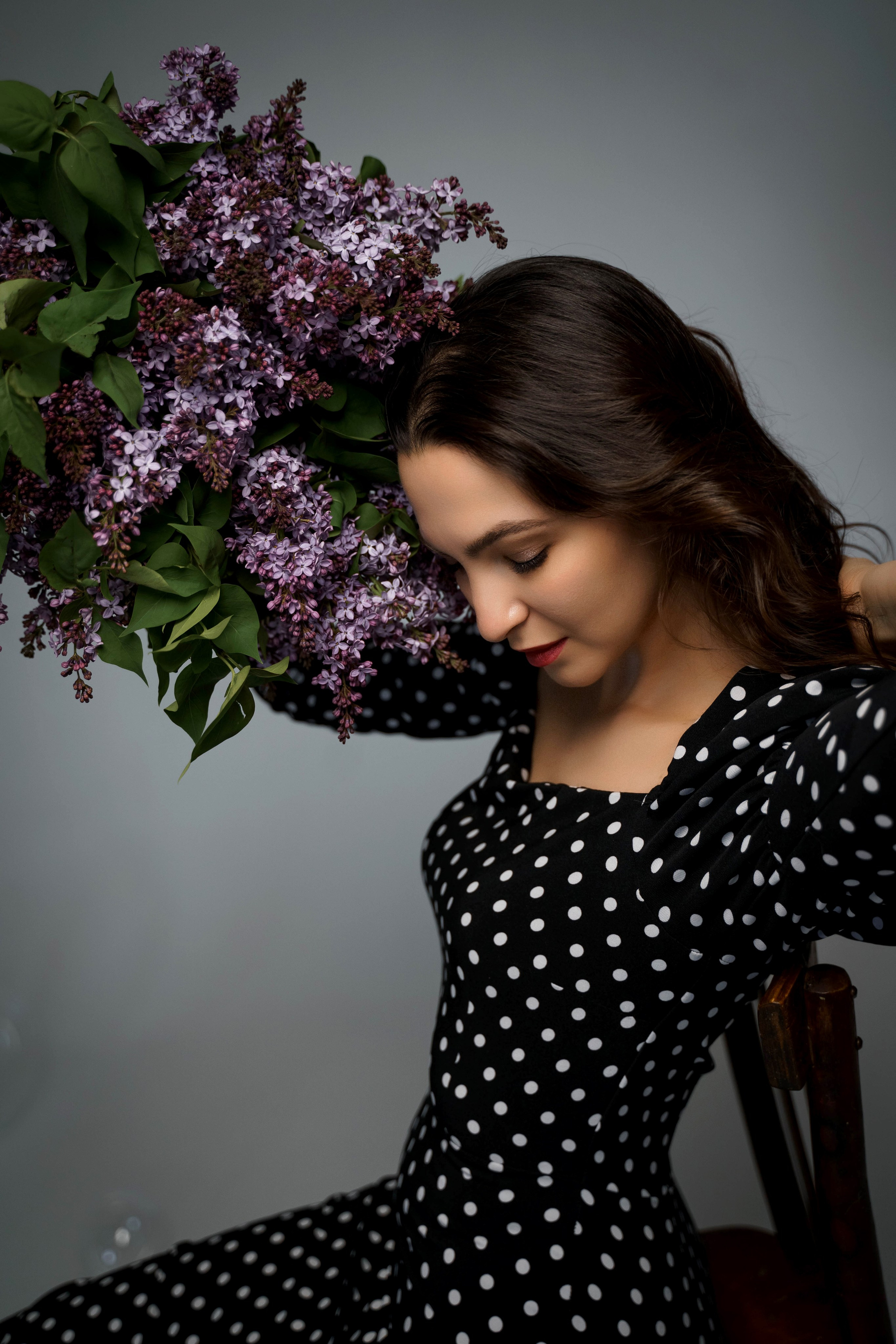 Аня и сирень