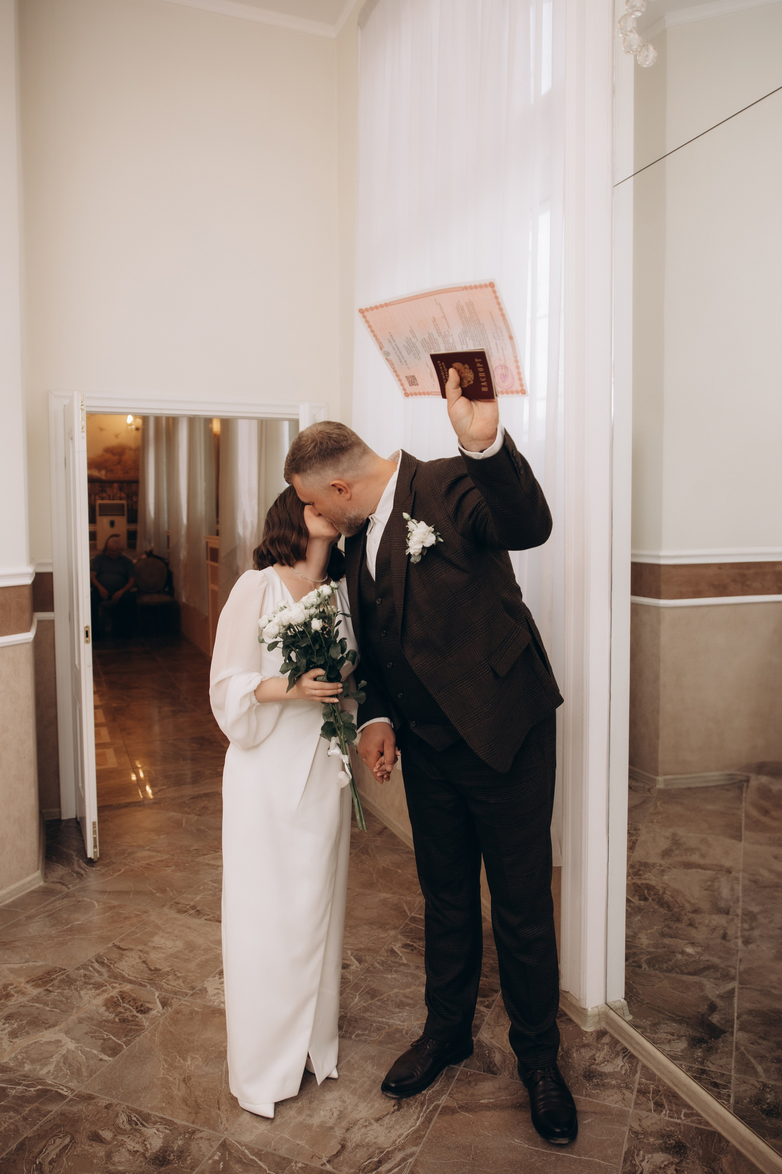 Свадебная фотосессия в Загсе Московского района в Санкт-Петербурге. Фотограф в Санкт-Петербурге Разиля Идиятуллина