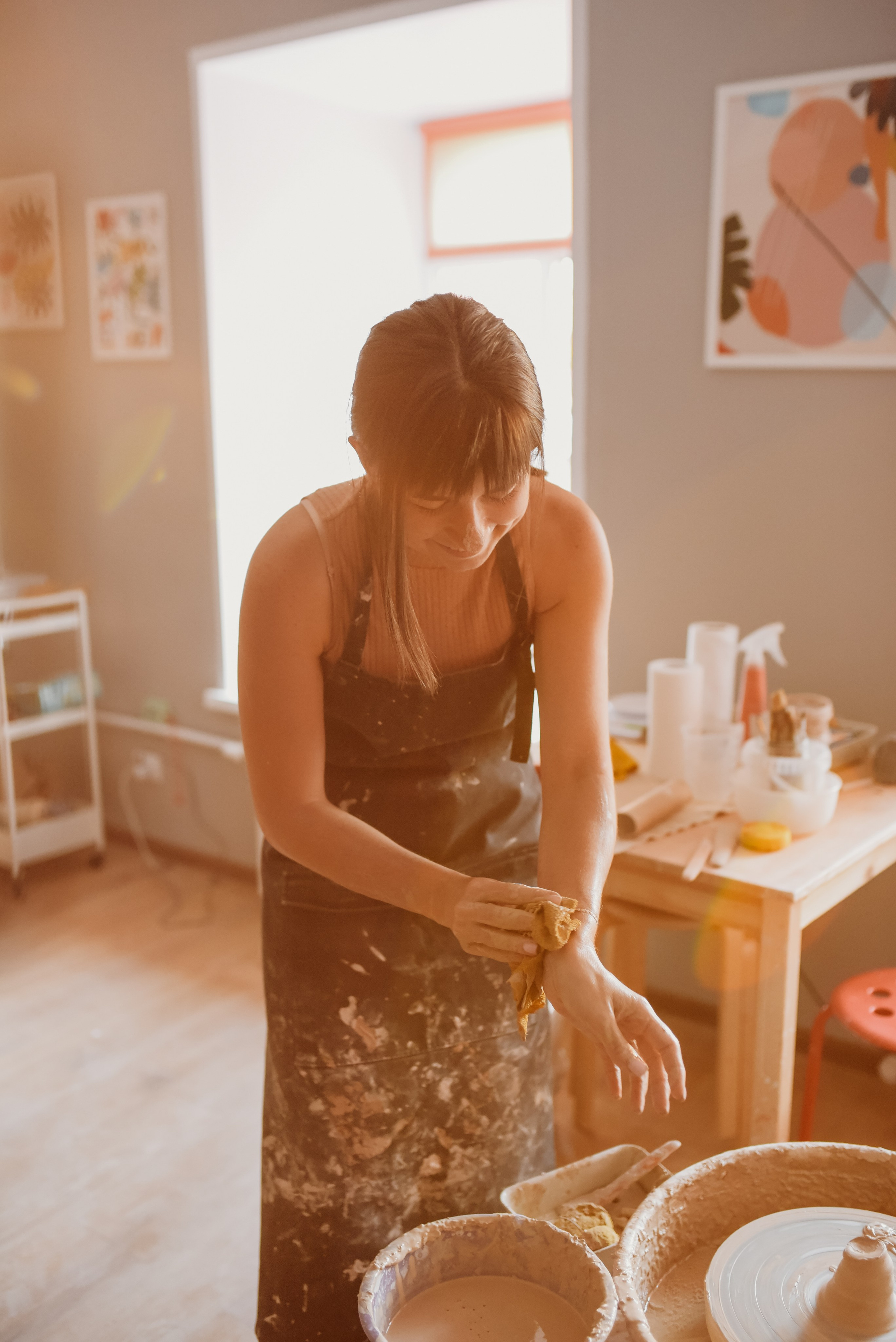 Love Story в гончарной мастерской. Семейный фотограф Олеся Батурина Рязань