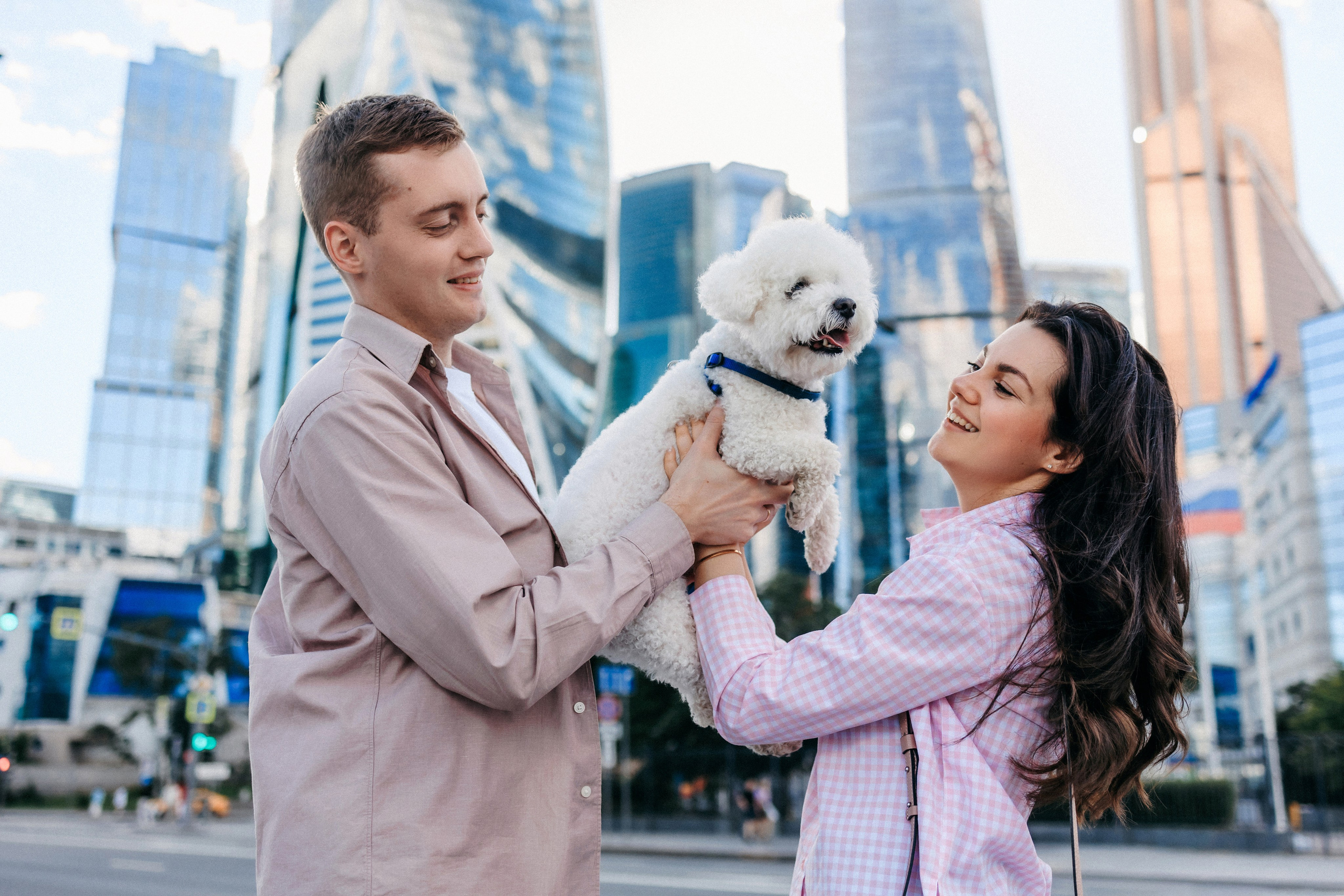 Марина, Данил и Бруно. Фотограф-анималист Елена Радченко, Москва