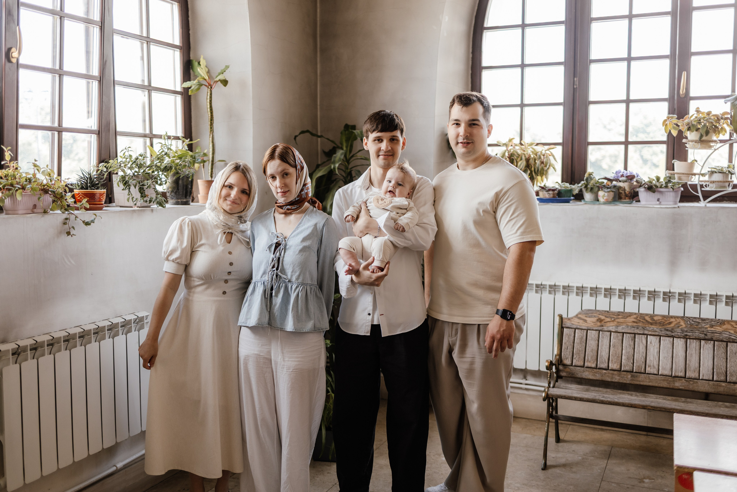 Таинство Крещения Саши. Фотограф новорождённых Newborn Москва