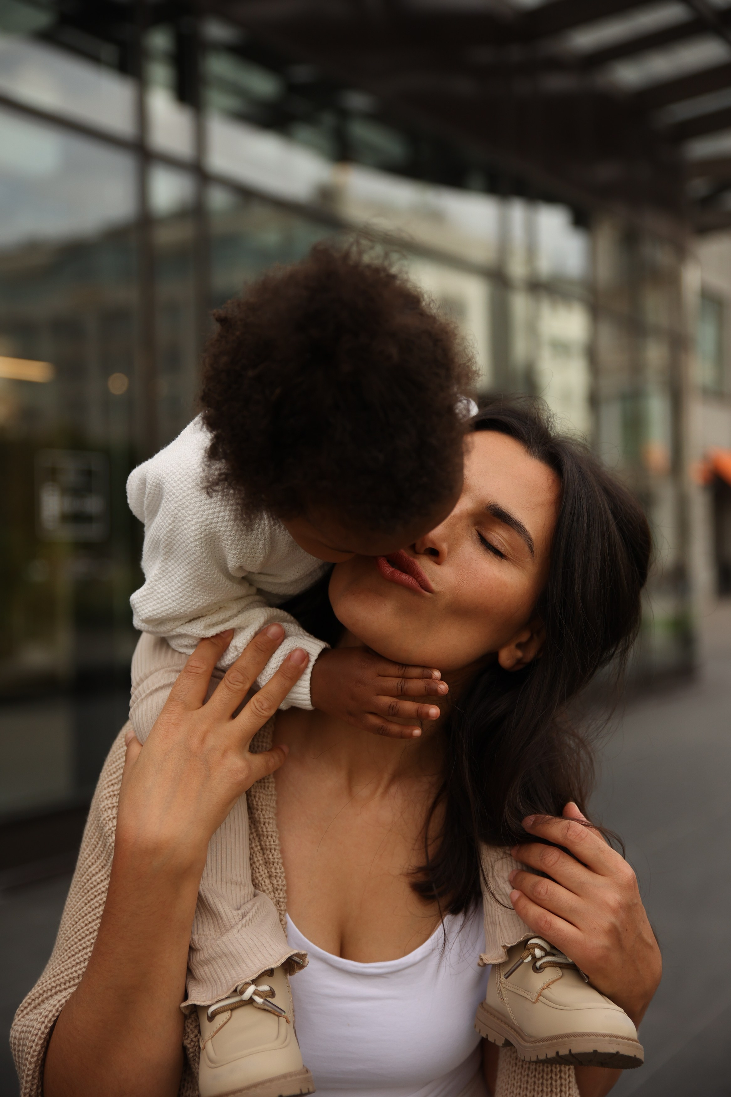 Фотосессия в Москве мама и дочка. Фотограф Владимир Москва