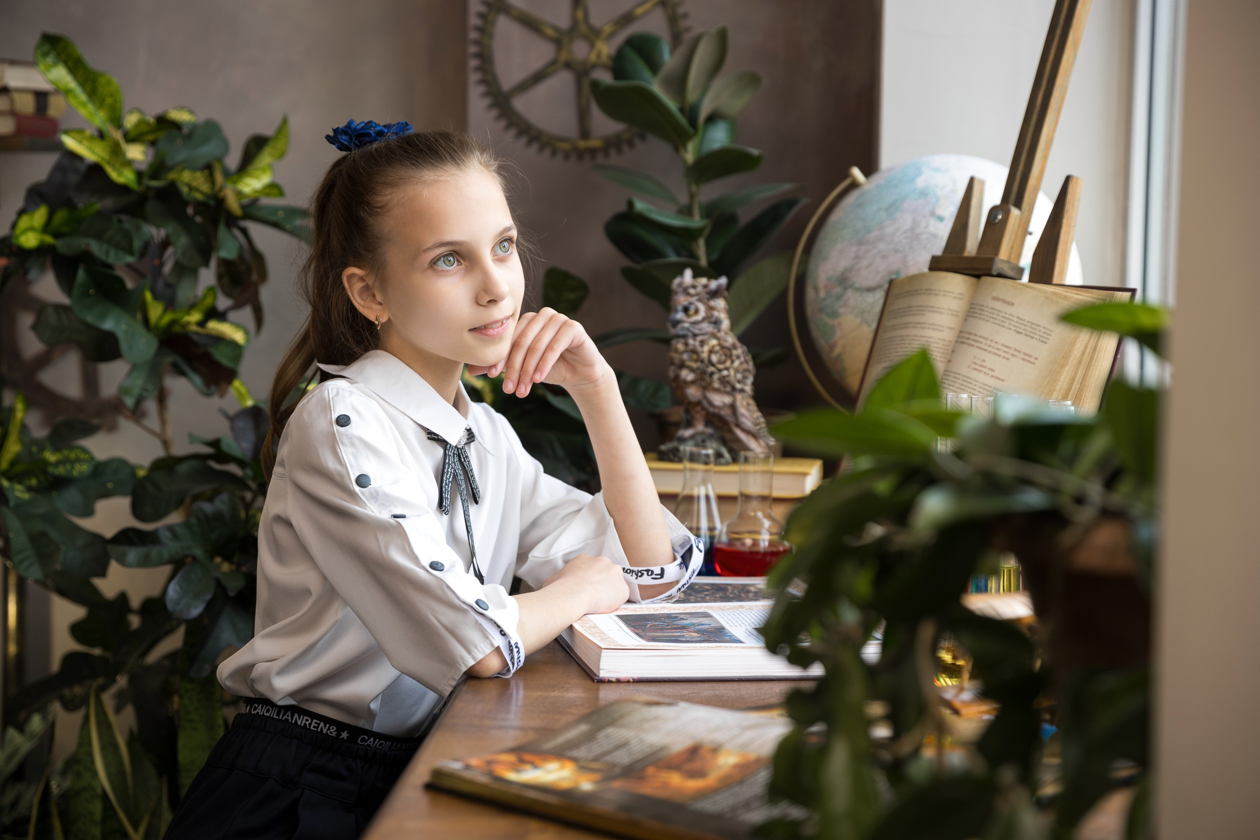 Портреты для четвертого класса в студии. Выпускные альбомы Евгении Виноградовой г. Липецк