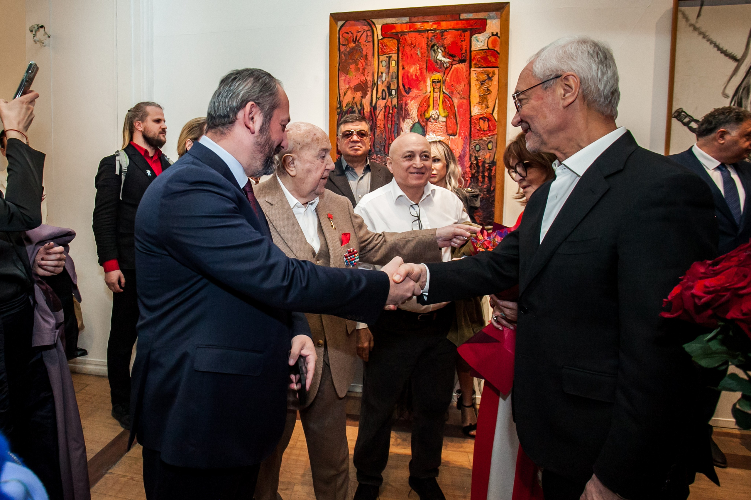 Открытие выставки Зураба Церетели. Art photographer Nino