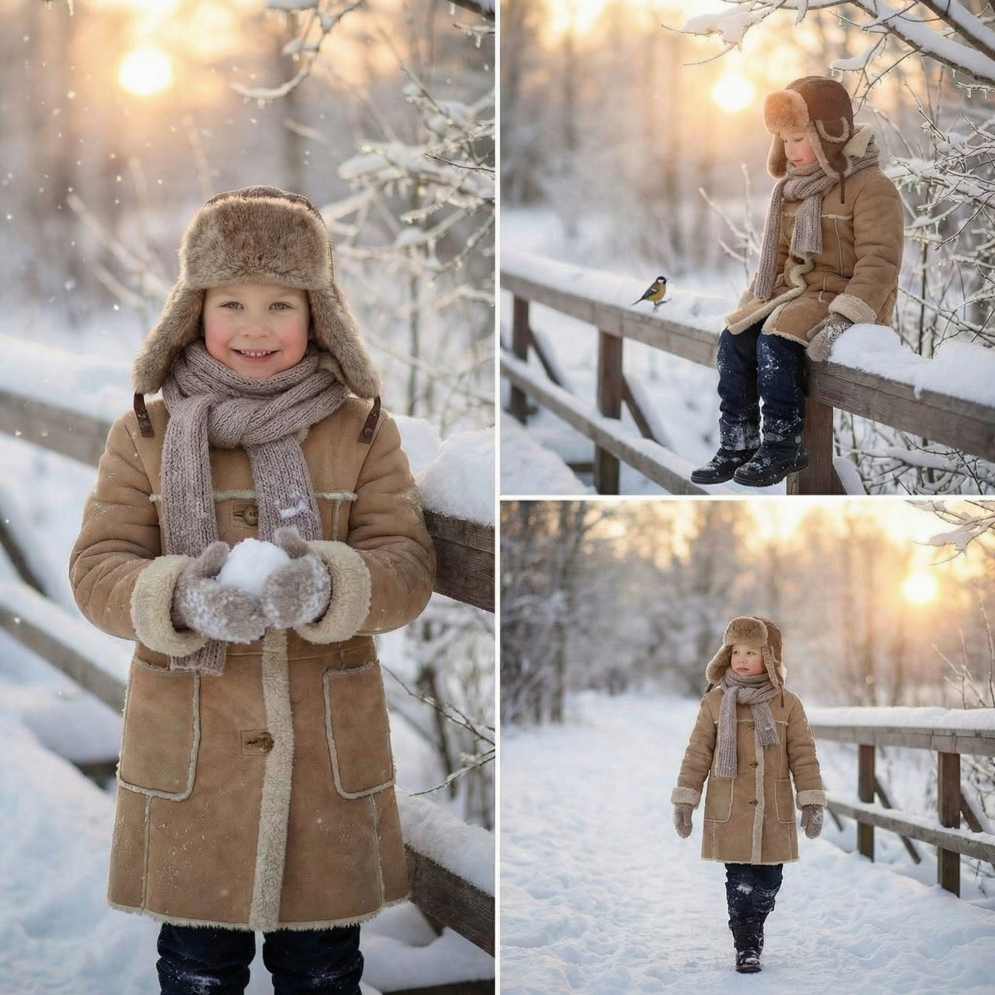 Зимние забавы. Семейный, свадебный и детский фотограф в Новосибирске Ольга Хидченко
