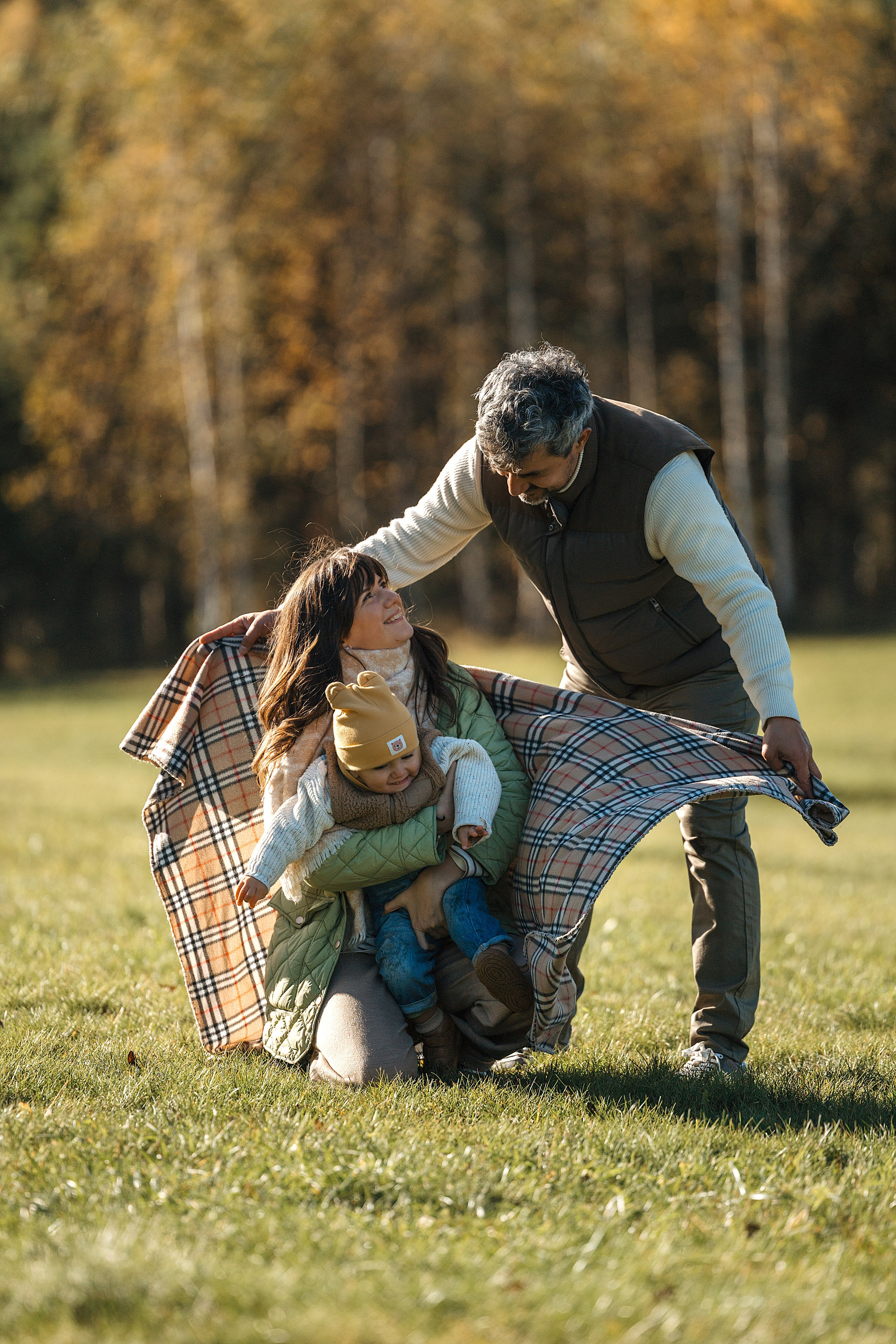 Осенняя семейная съемка. Фотограф Анималист в Москве Анастасия Жучкова