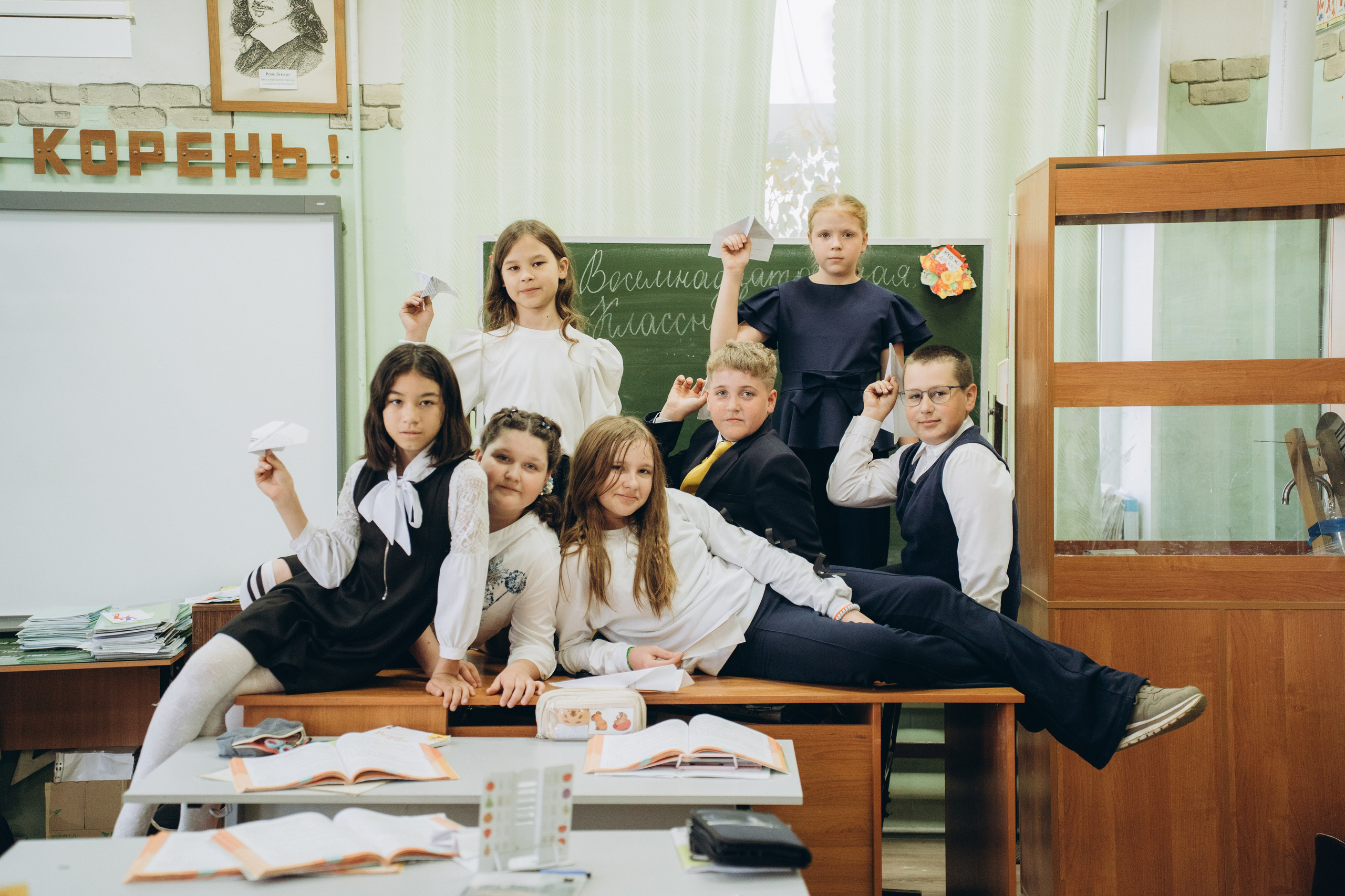 Школа, 4 класс. Семейный фотограф • Домашние съемки в Нижнем Новгороде