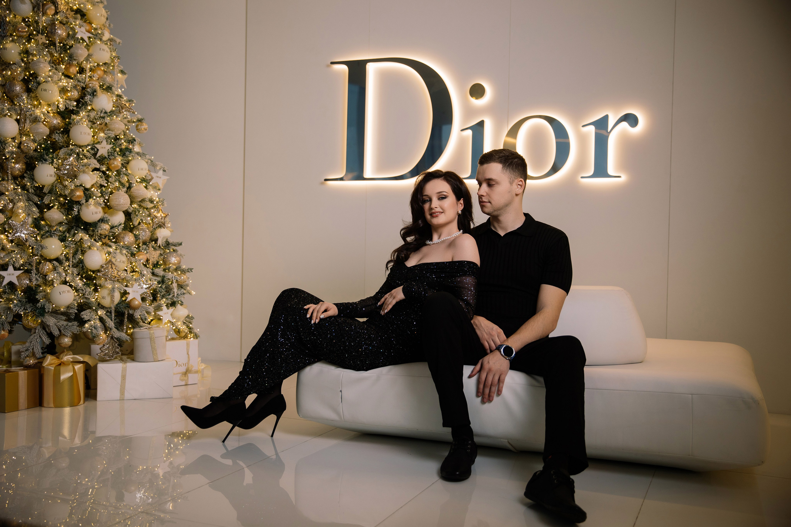 Новогодняя Love-story фотостудия Art Palace. Семейный фотограф Толстикова Кристина