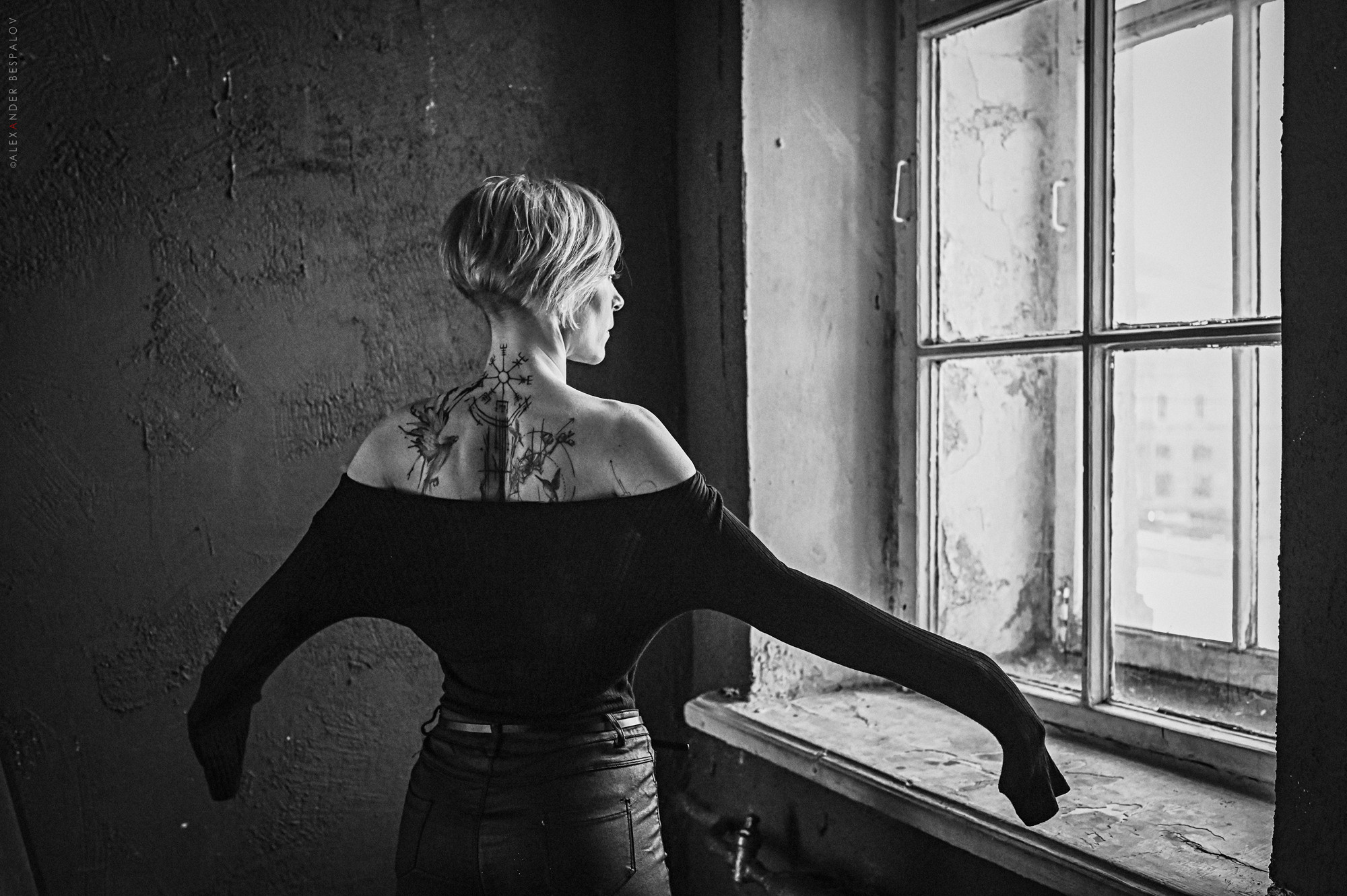 Портрет чб. Фотограф в Санкт-Петербурге Александр Беспалов