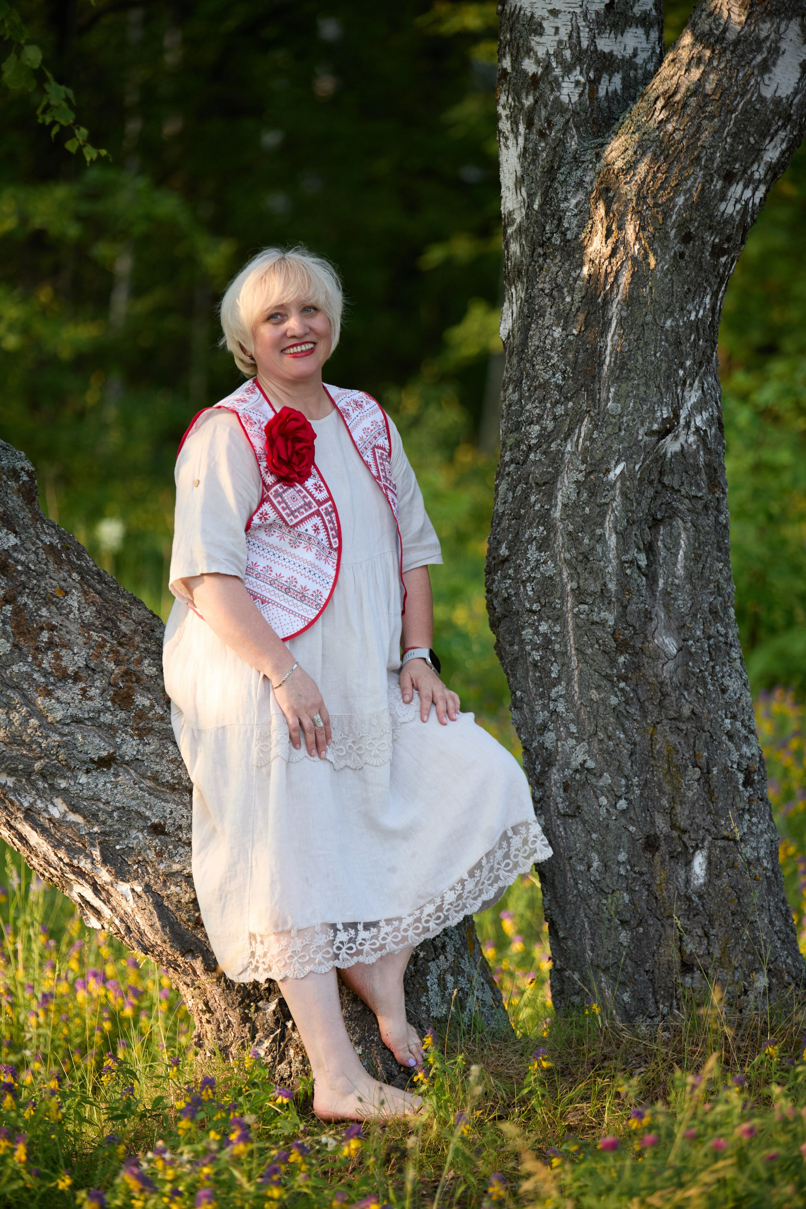 Фотосессия в роще для группы девушек. Фотограф в Дивеево