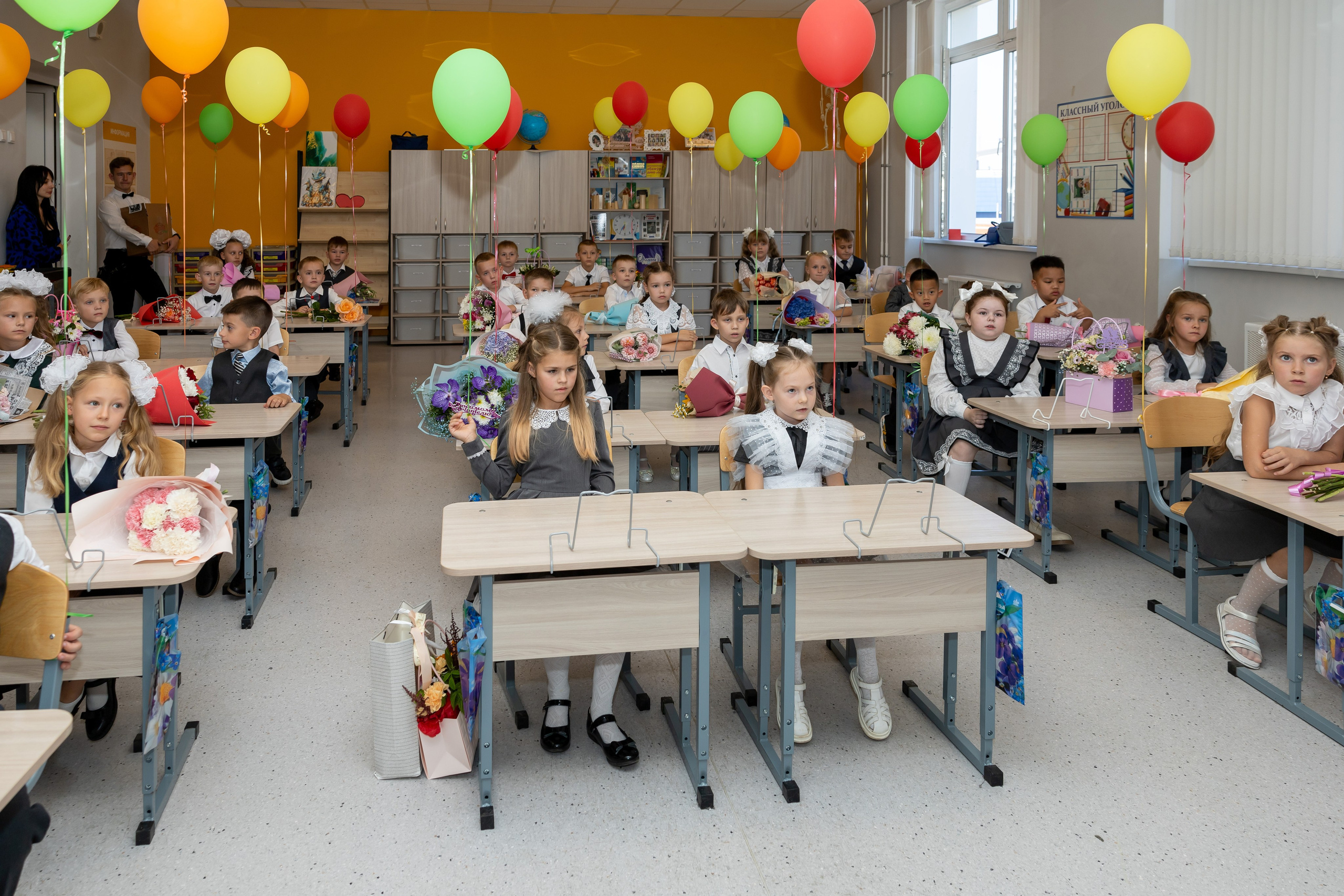 Первый раз в первый класс (репортажная съемка). Фотограф в Серпухове Наталья Руденко