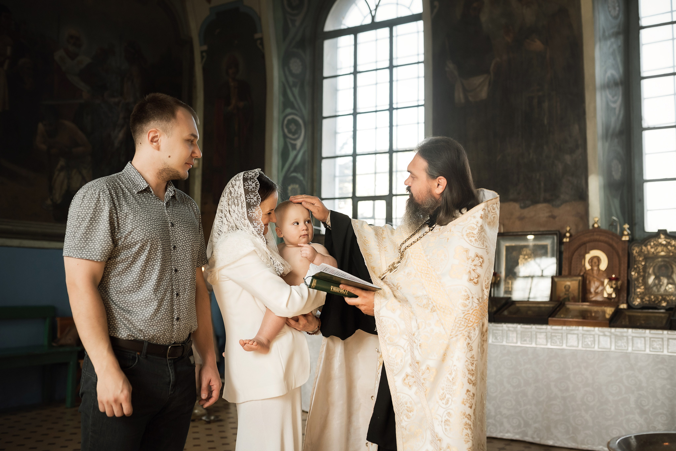 Крещение Ивана _ Храм Преображения Господня. Семейный фотограф в Ростове-на-Дону Татьяна Литвинова