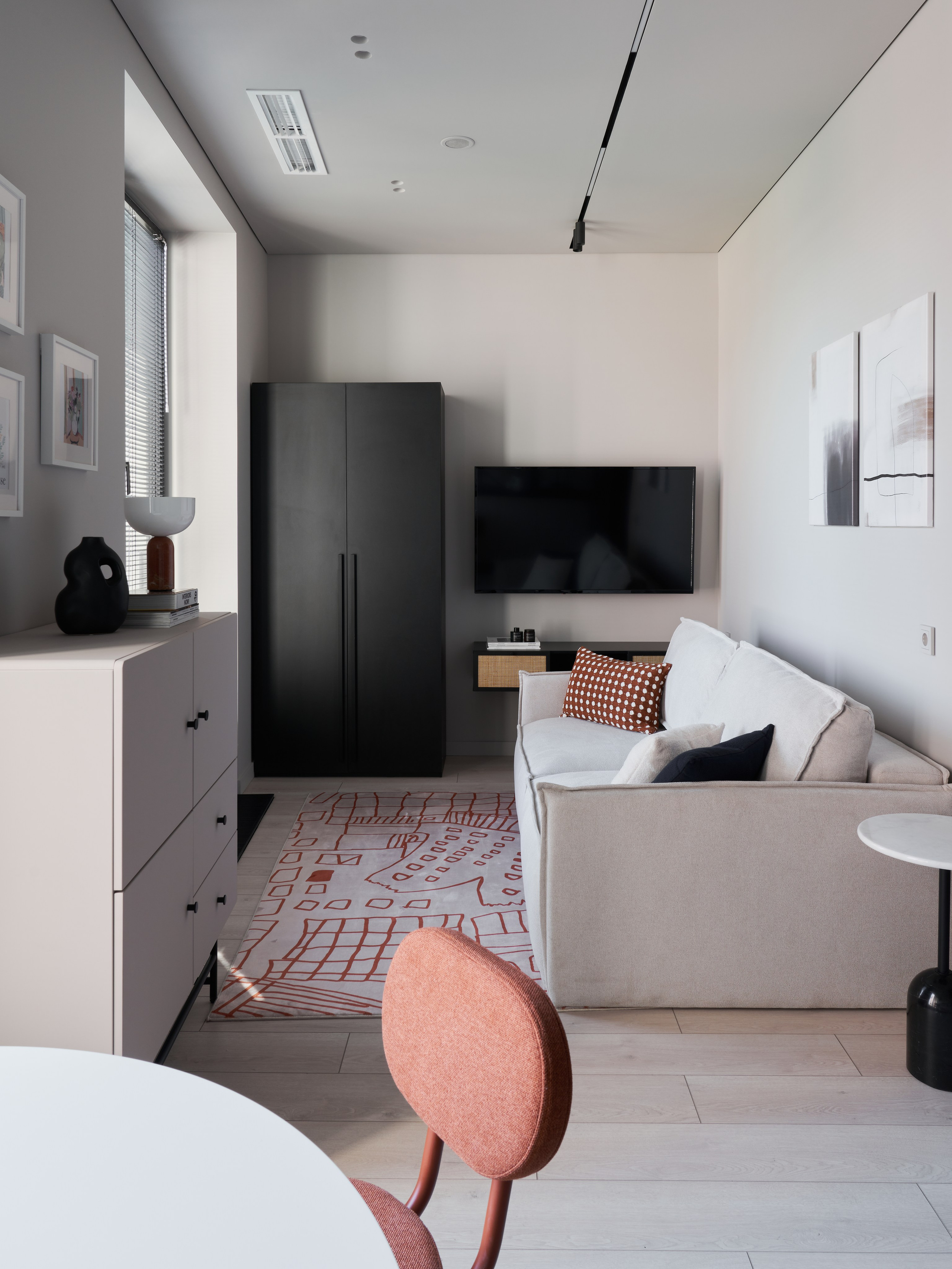 Студия в ЖК Slava. Евгения Четий — интерьерный фотограф в Москве, Санкт- Петербурге, Сочи