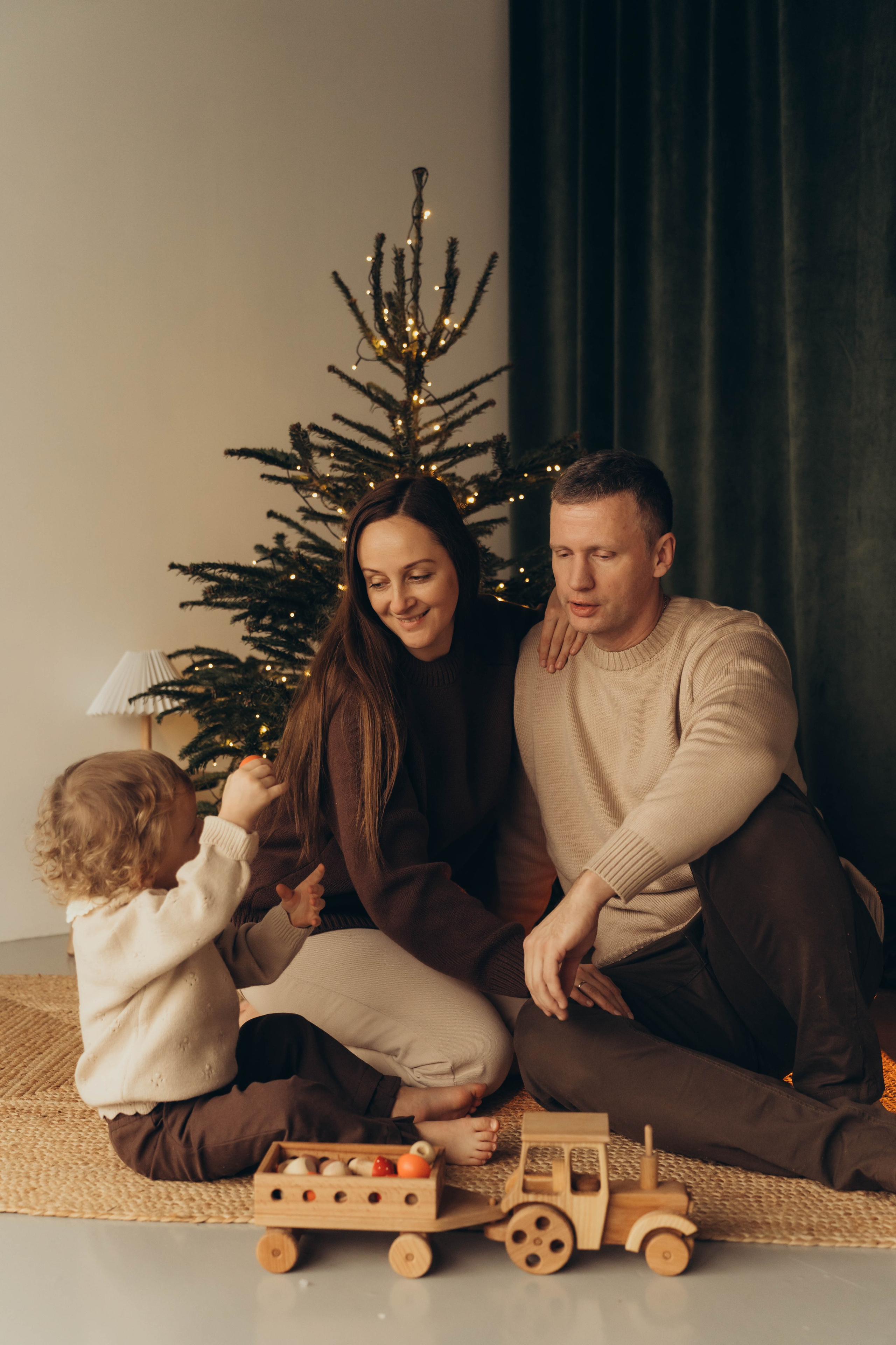 Екатерина, Николай и малышка Аня