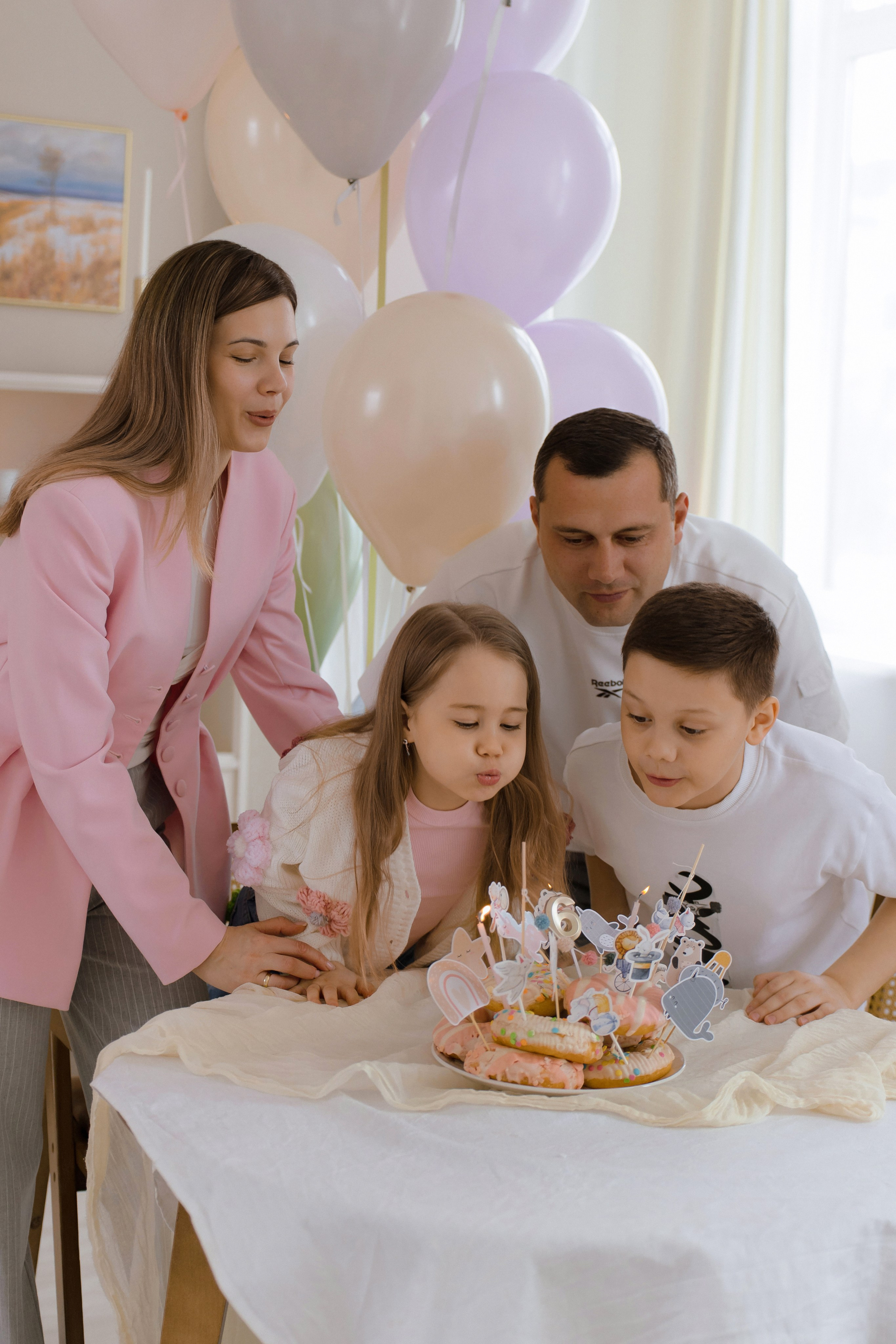 Анатолий, Вероника, Богдан и Полина. Фотограф Олеся Голева