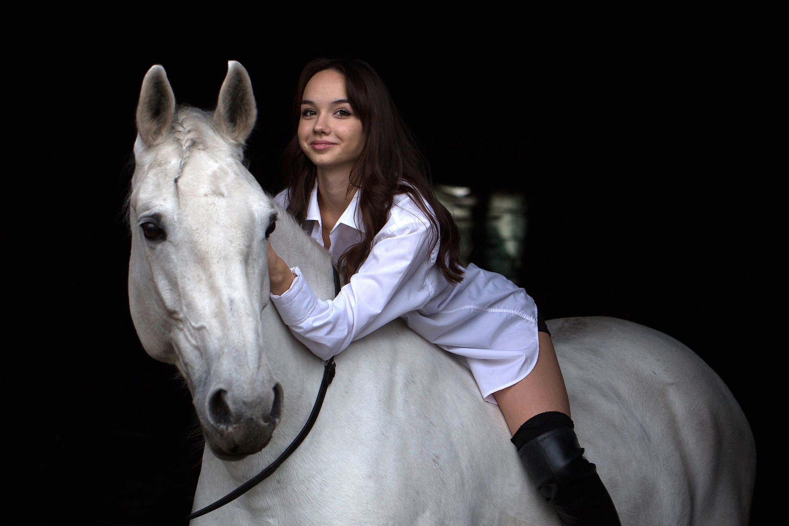 Зина и Пэрис. Конный фотограф в Красноярске — Любовь Похабова