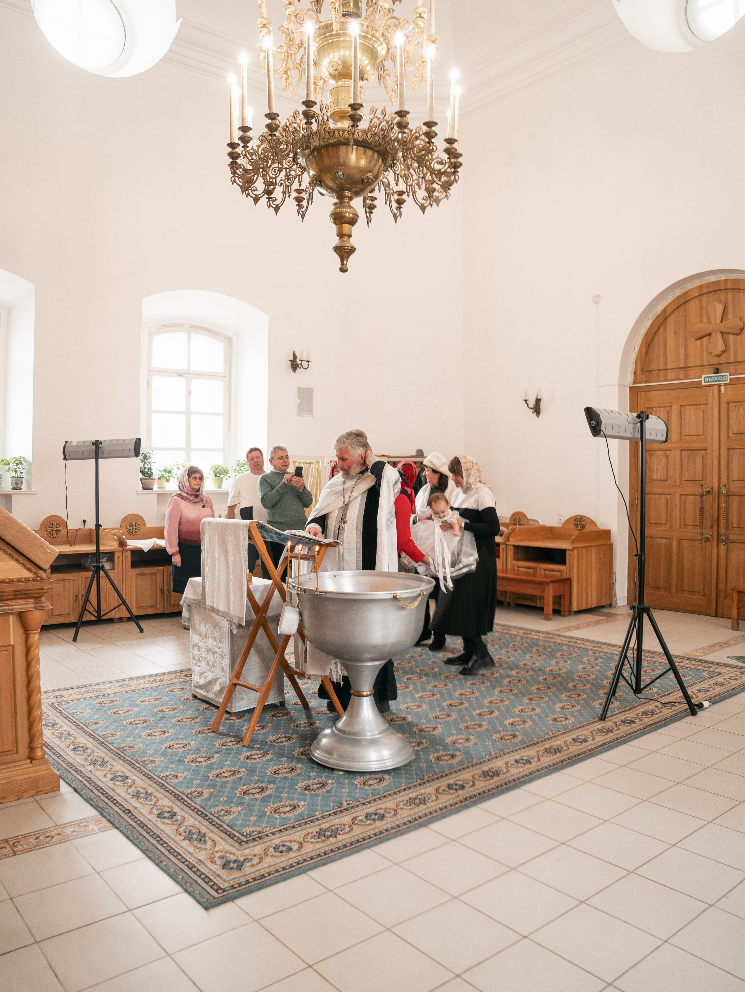 Крещение 16.03.24. Фотограф Москва