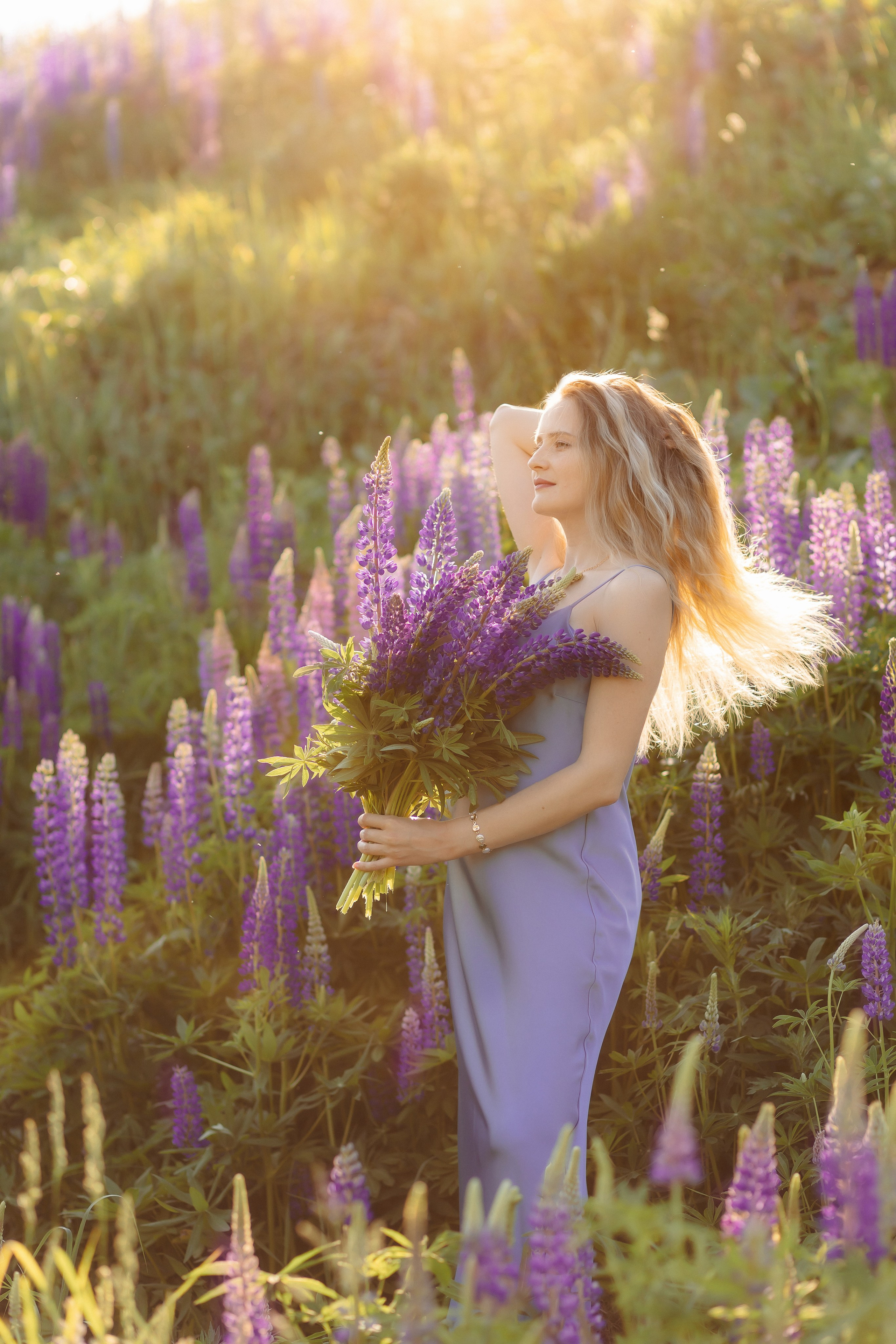 Фотосессия в люпинах. Зотова Алена — семейный и женский фотограф в Зеленограде