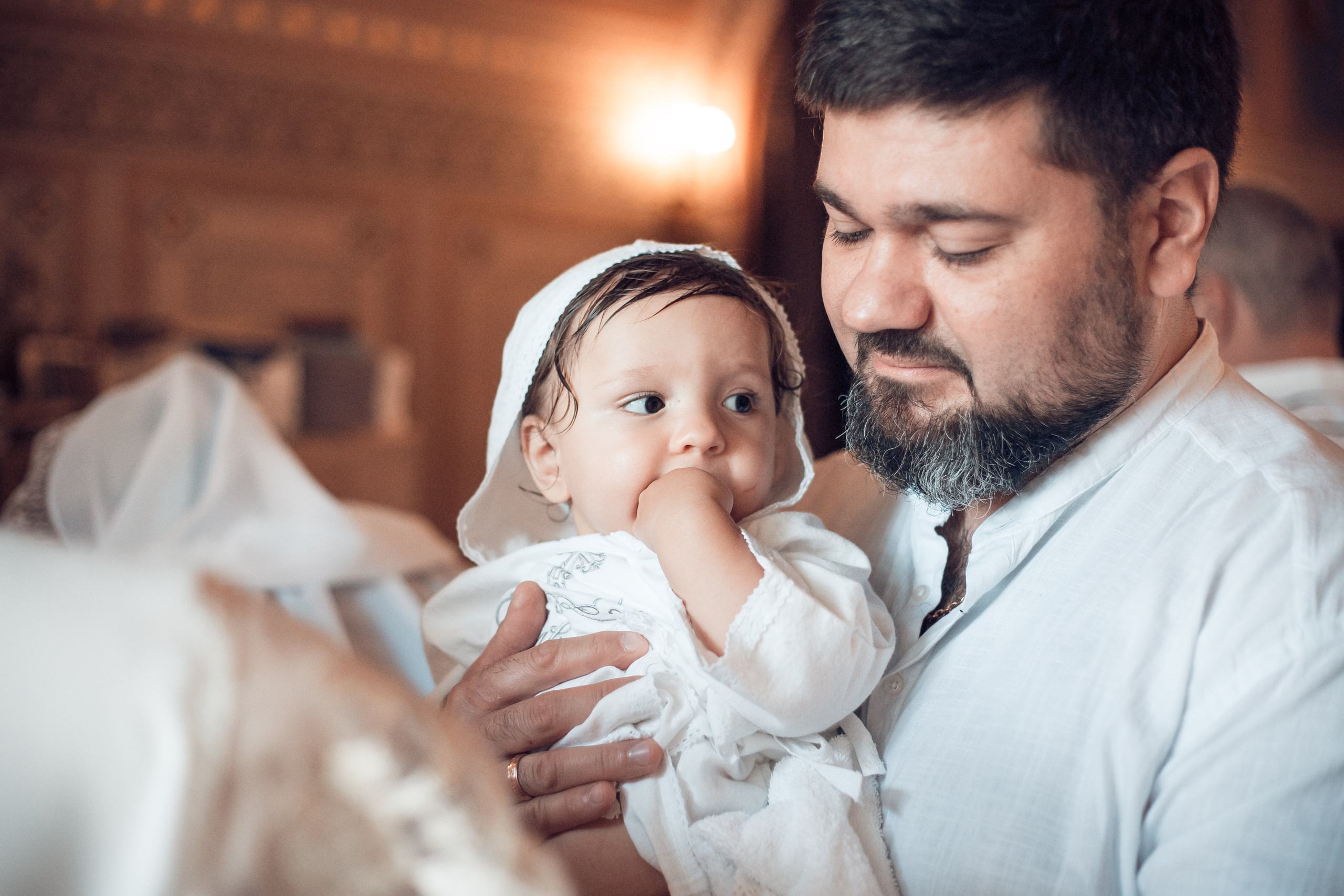 Крещение Савелия в храме Успения Богородицы с. Истомино Тарусский р-н