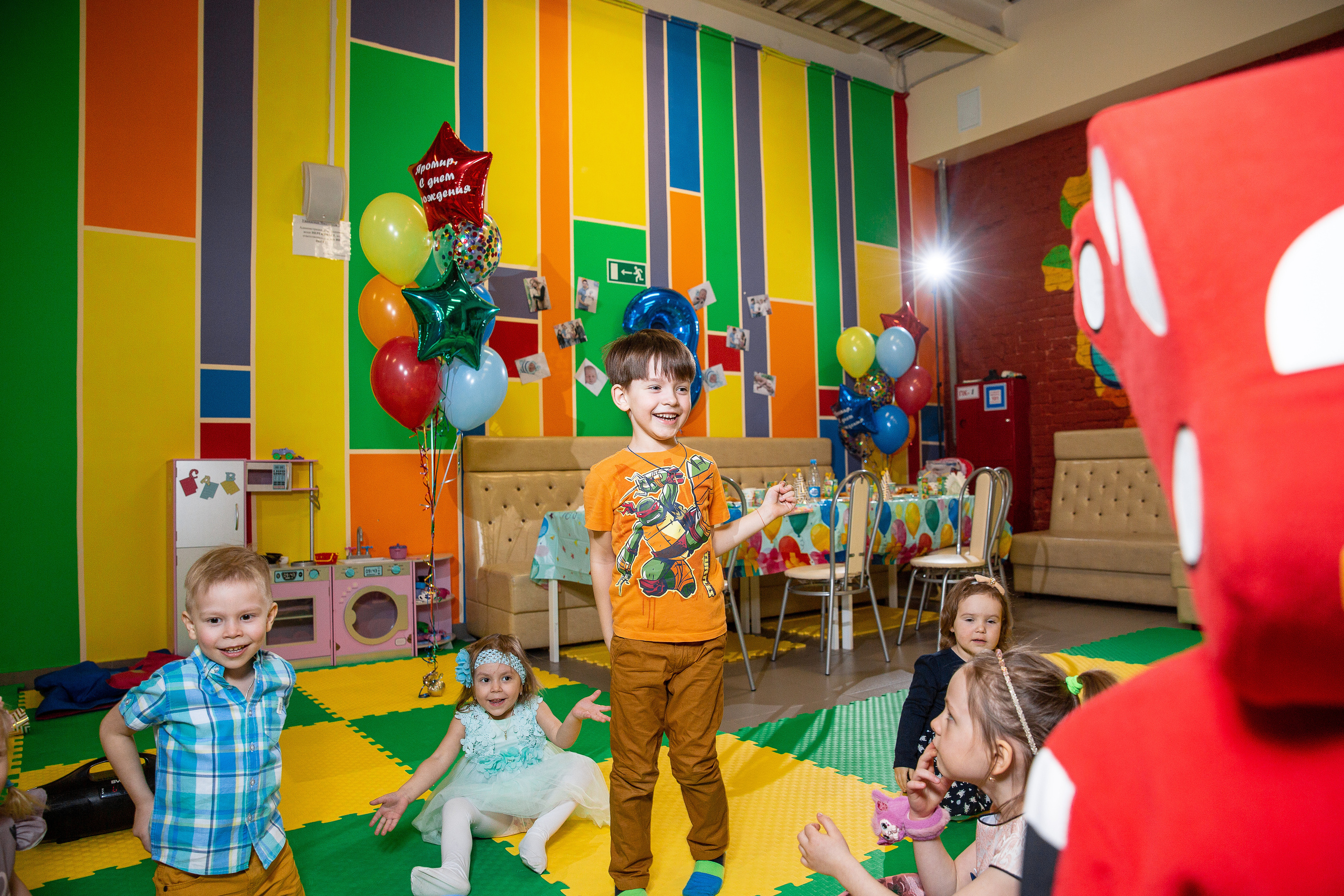 День рождения 3 года, фотосессия в детском клубе Туто Круто в Щелково