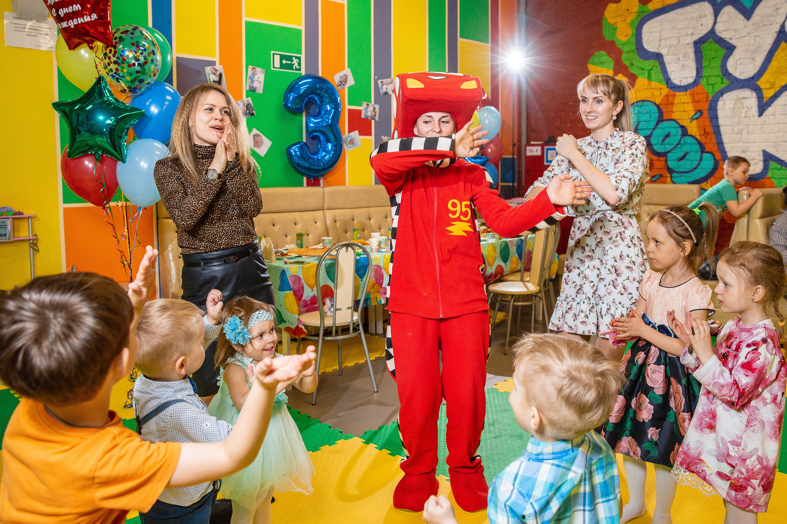 День рождения 3 года, фотосессия в детском клубе Туто Круто в Щелково