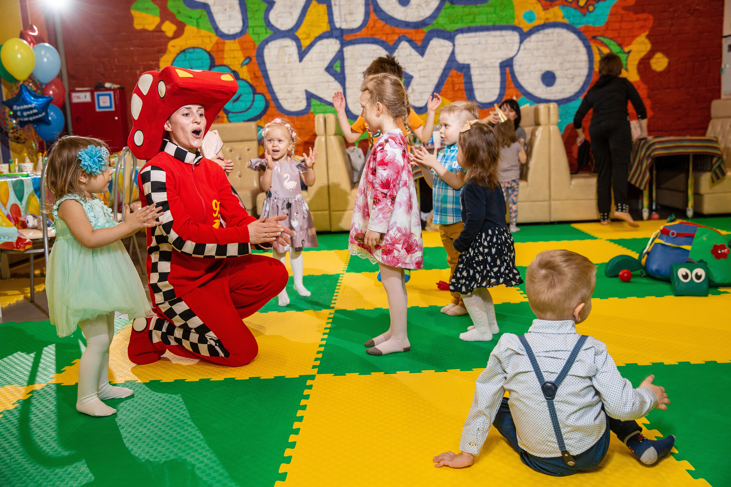 День рождения 3 года, фотосессия в детском клубе Туто Круто в Щелково