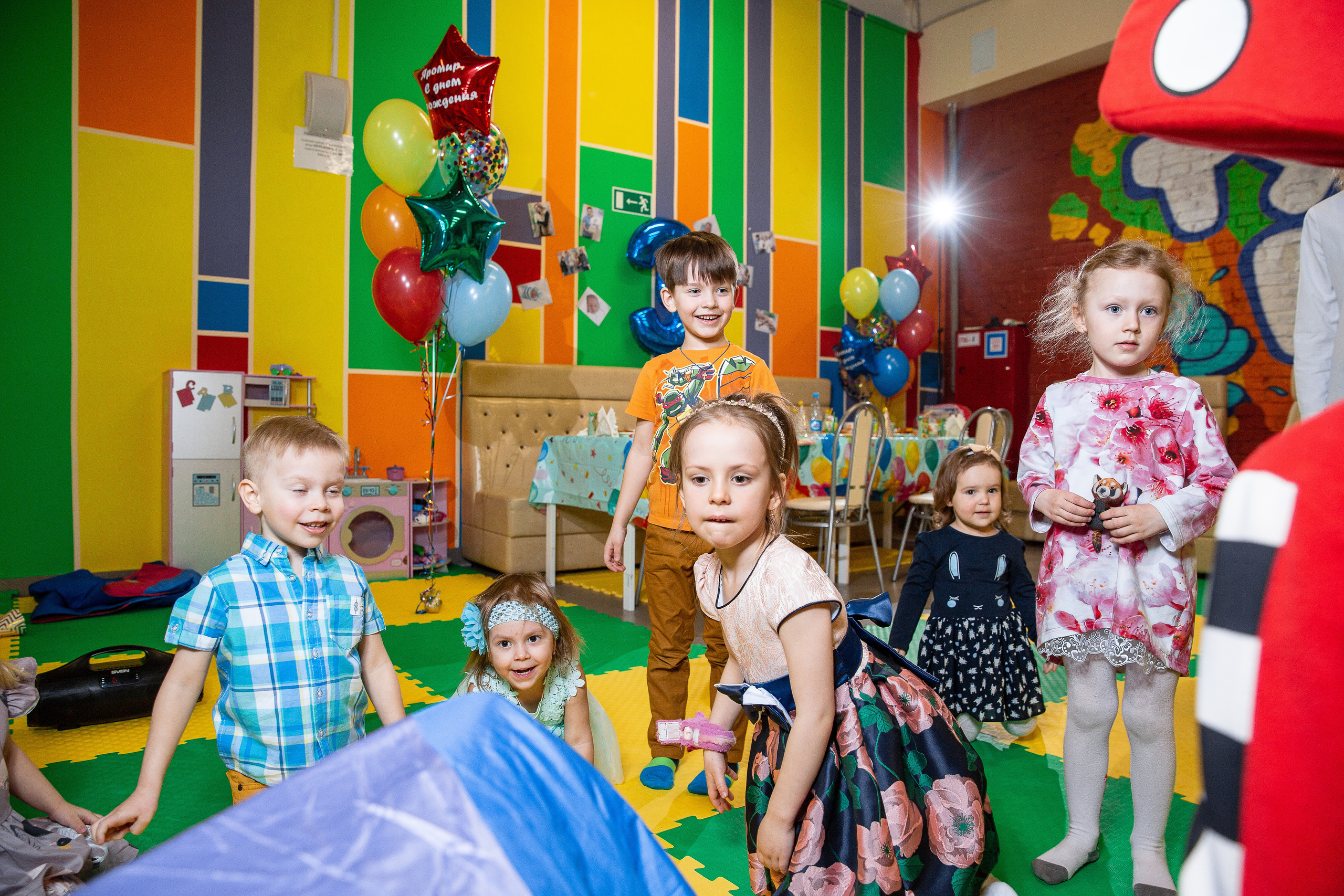 День рождения 3 года, фотосессия в детском клубе Туто Круто в Щелково