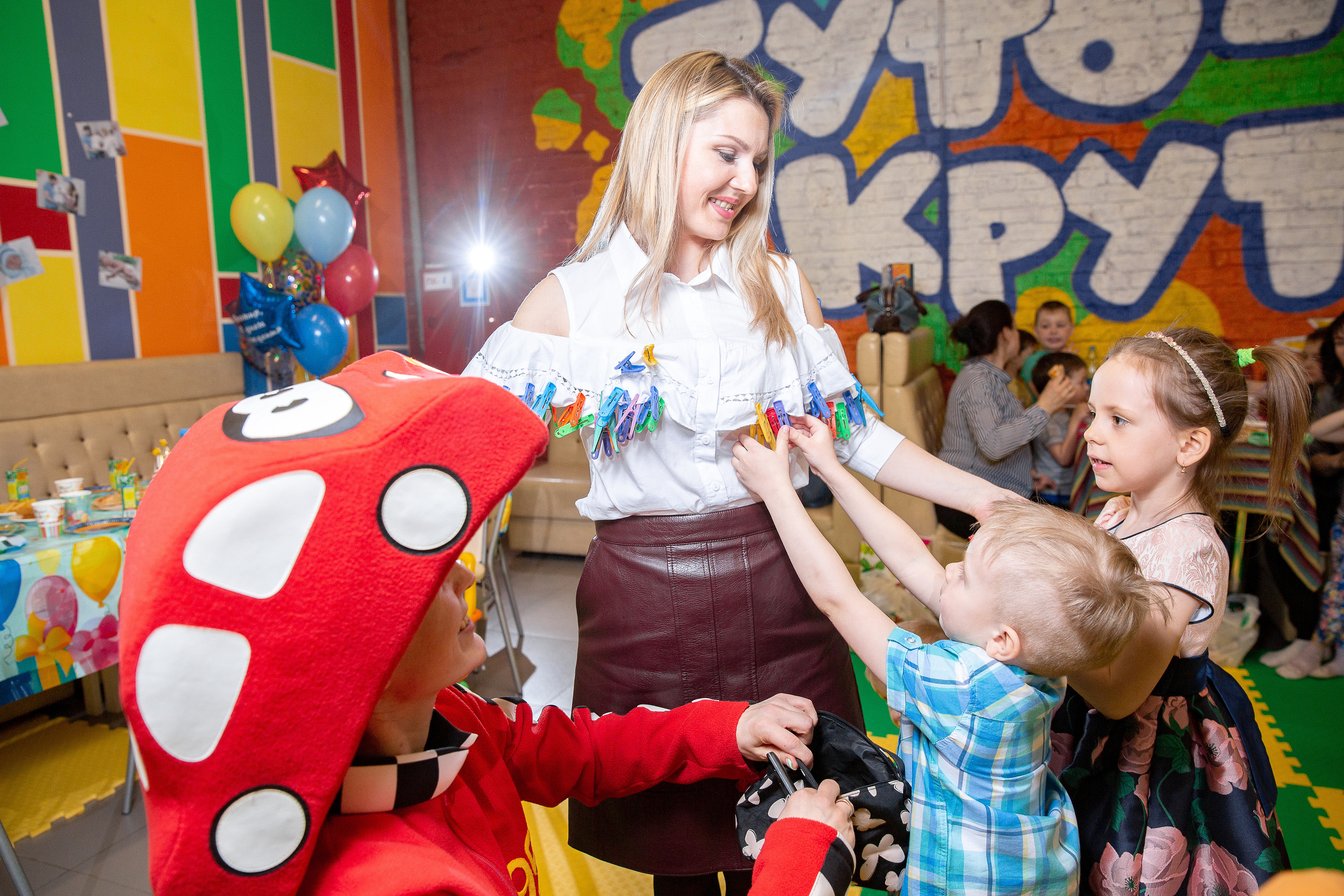 День рождения 3 года, фотосессия в детском клубе Туто Круто в Щелково