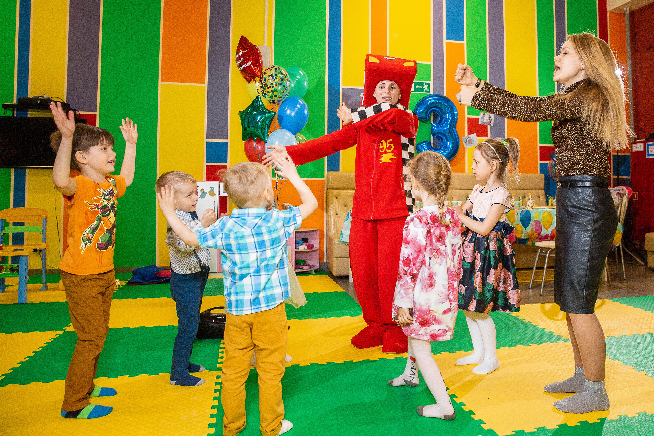 День рождения 3 года, фотосессия в детском клубе Туто Круто в Щелково