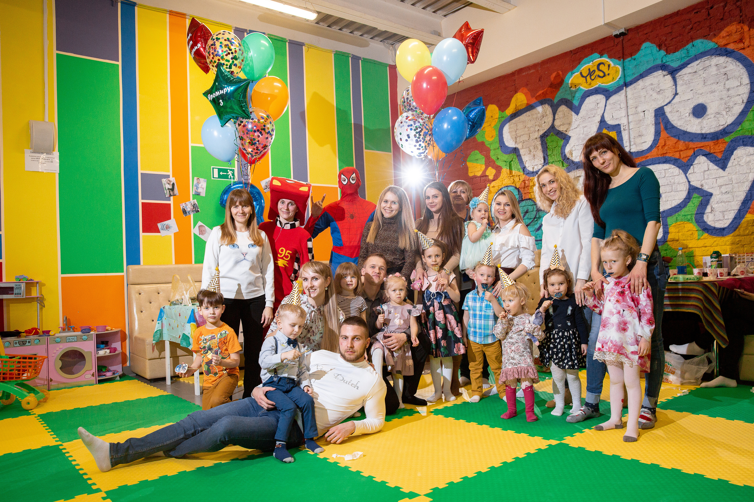 День рождения 3 года, фотосессия в детском клубе Туто Круто в Щелково