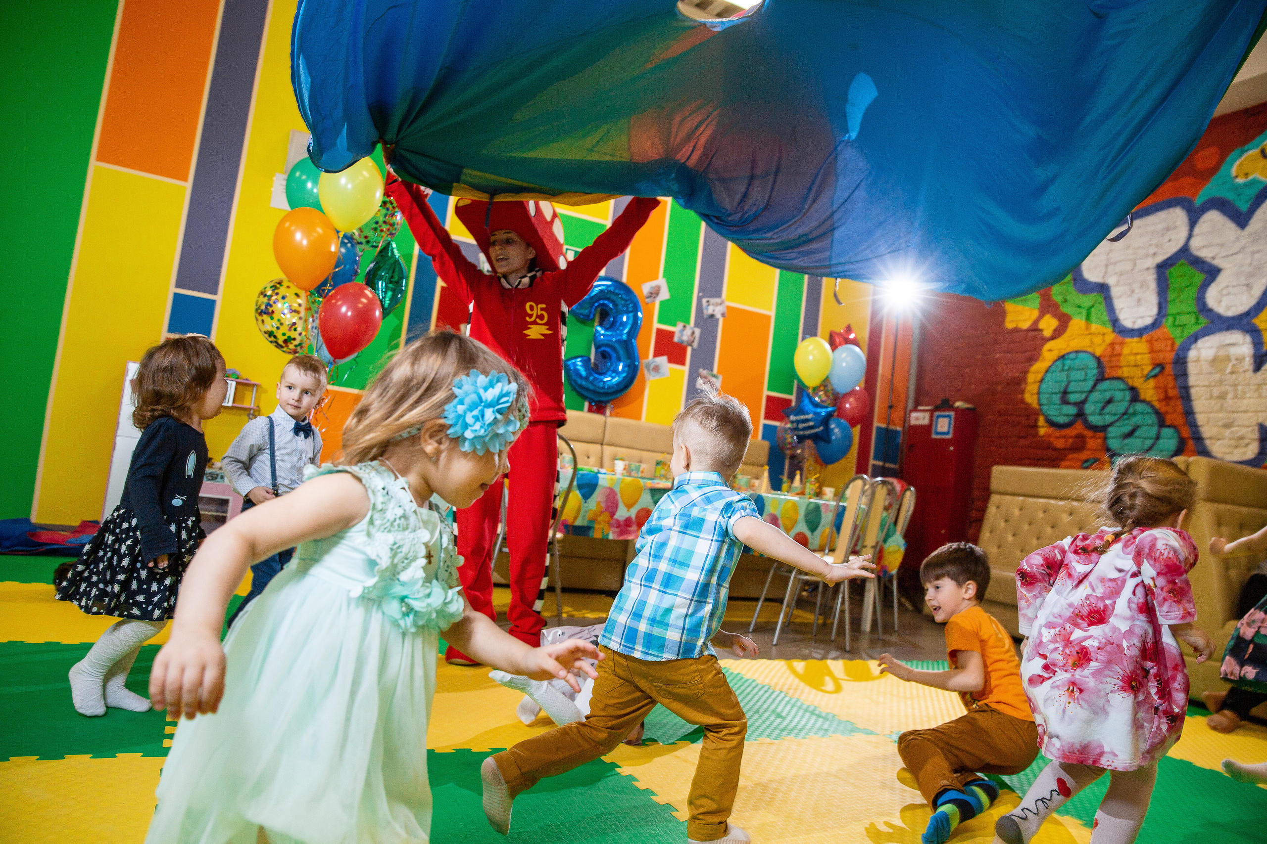 День рождения 3 года, фотосессия в детском клубе Туто Круто в Щелково