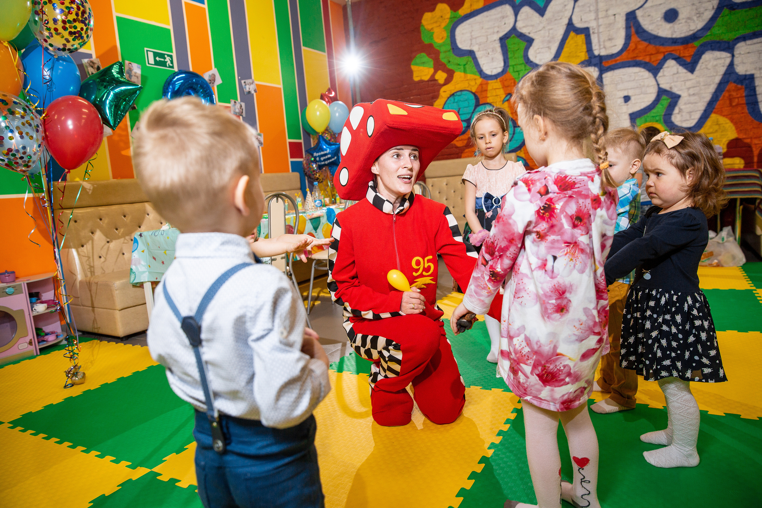 День рождения 3 года, фотосессия в детском клубе Туто Круто в Щелково