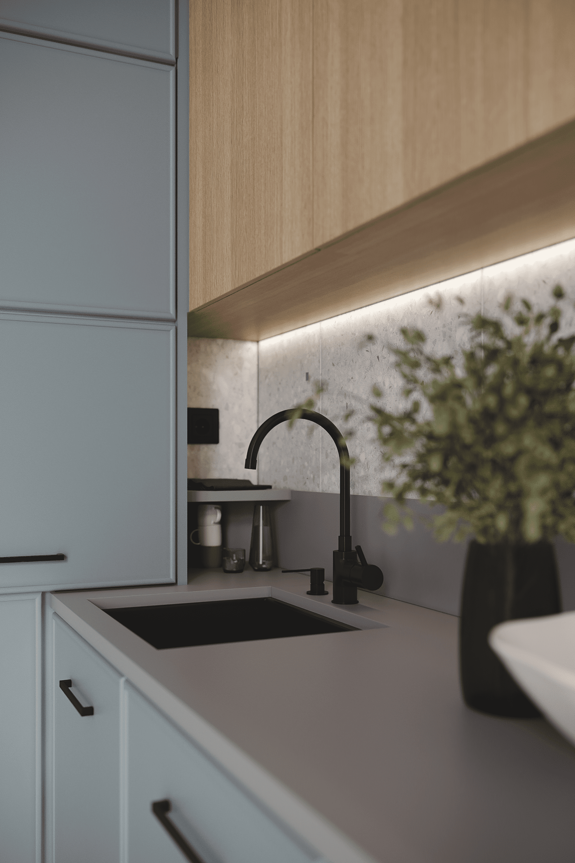 Голубое небо. MIRRO STUDIO Дизайн интерьера и реализация под ключ Варшава