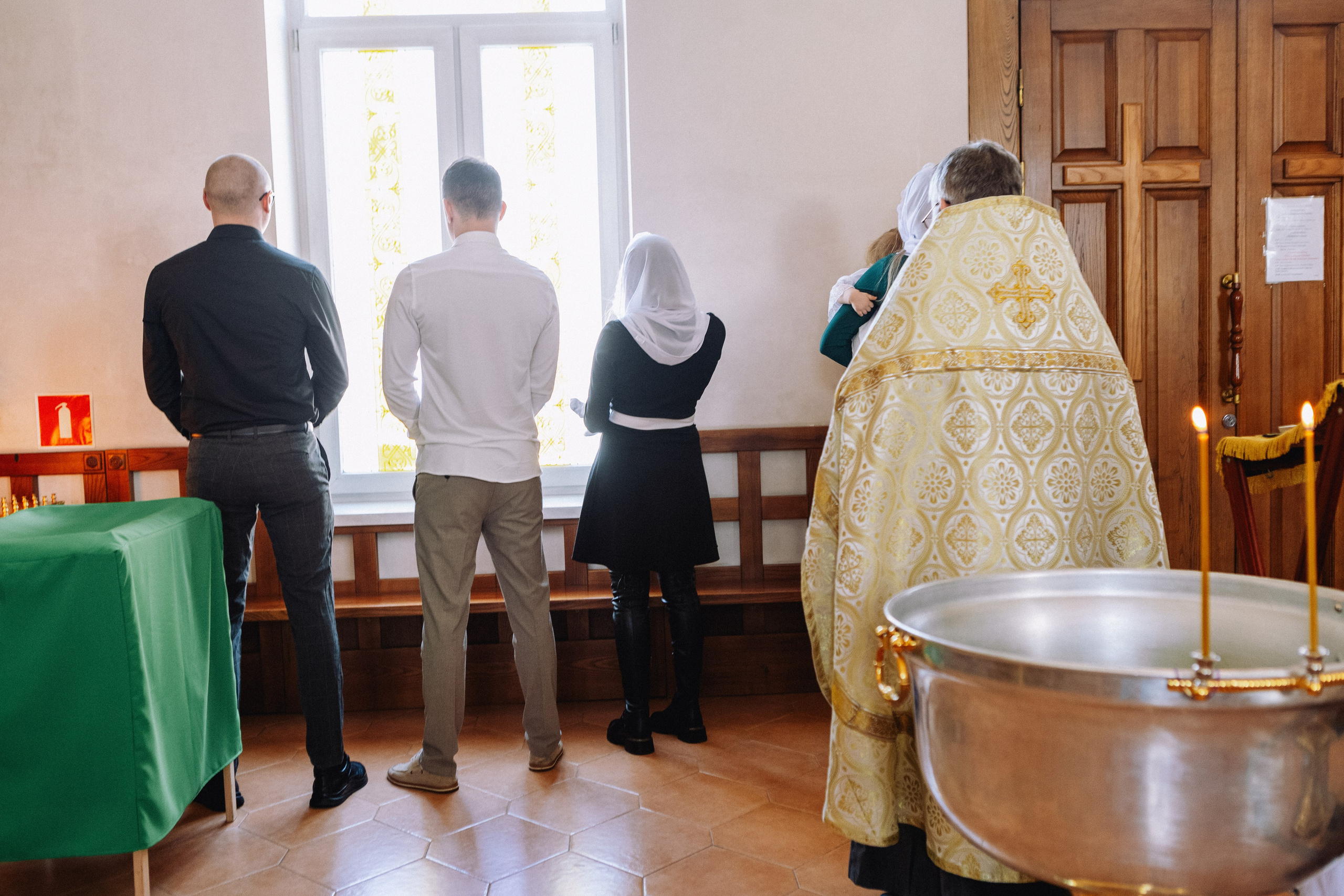 Крещение Артема и Полины. Фотограф в Курске Смирнов Евгений