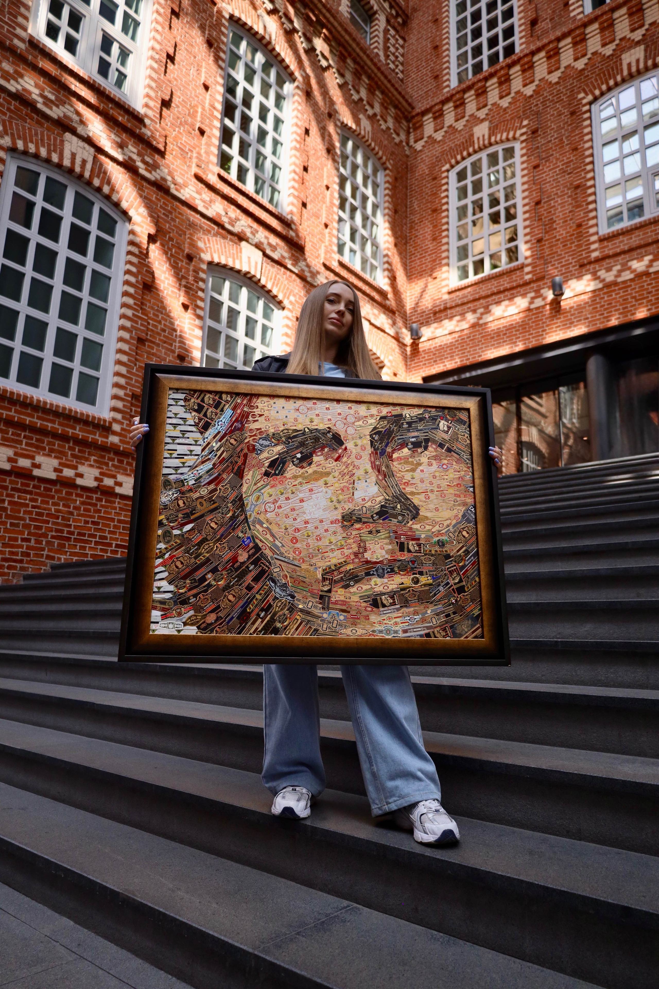 Съемка картин из сигарных бантов 23|04|24. Проектный фотограф Анна Мирош