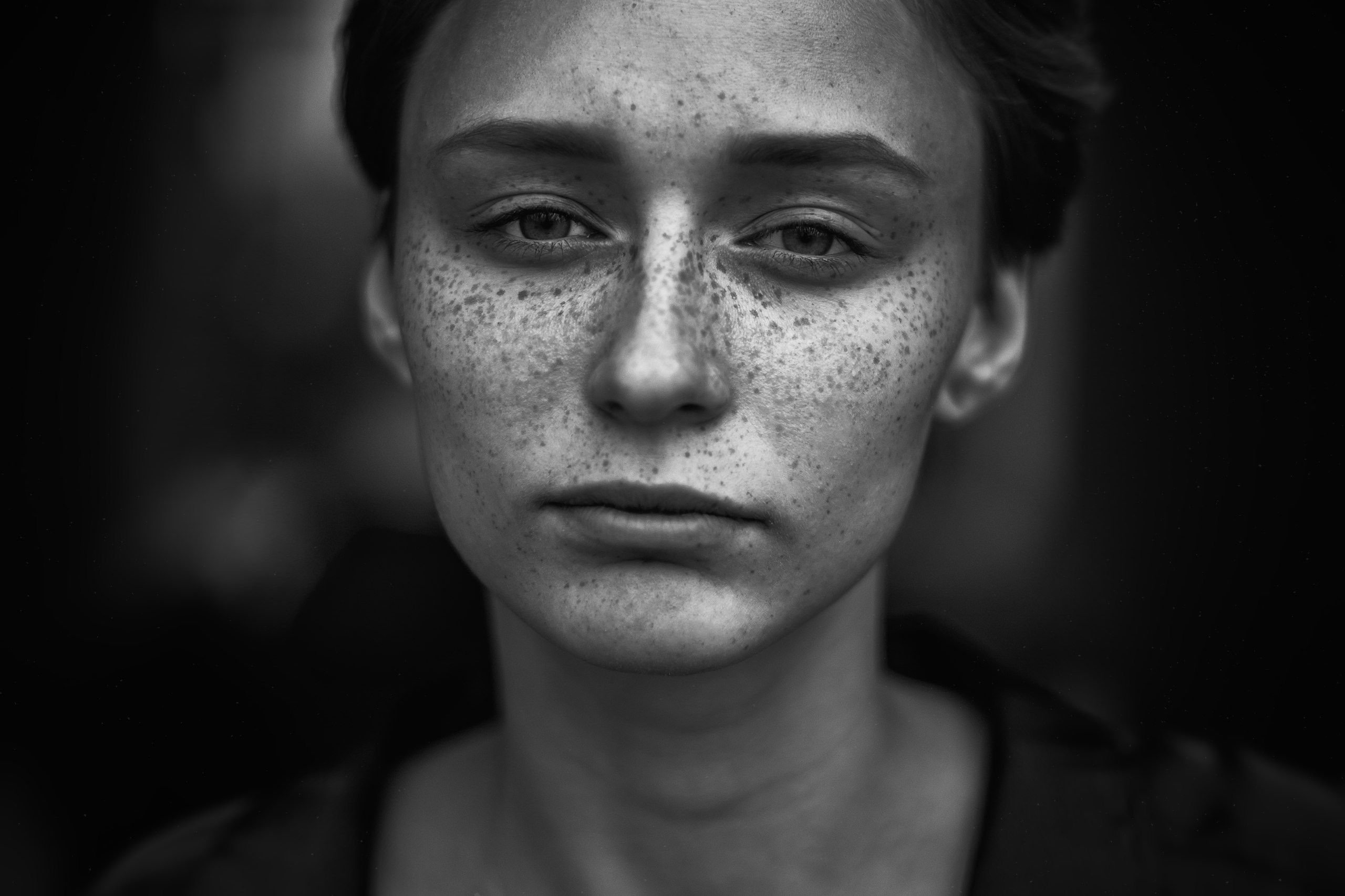 ЧБ Портрет. Портретный фотограф Минск Портнов Павел