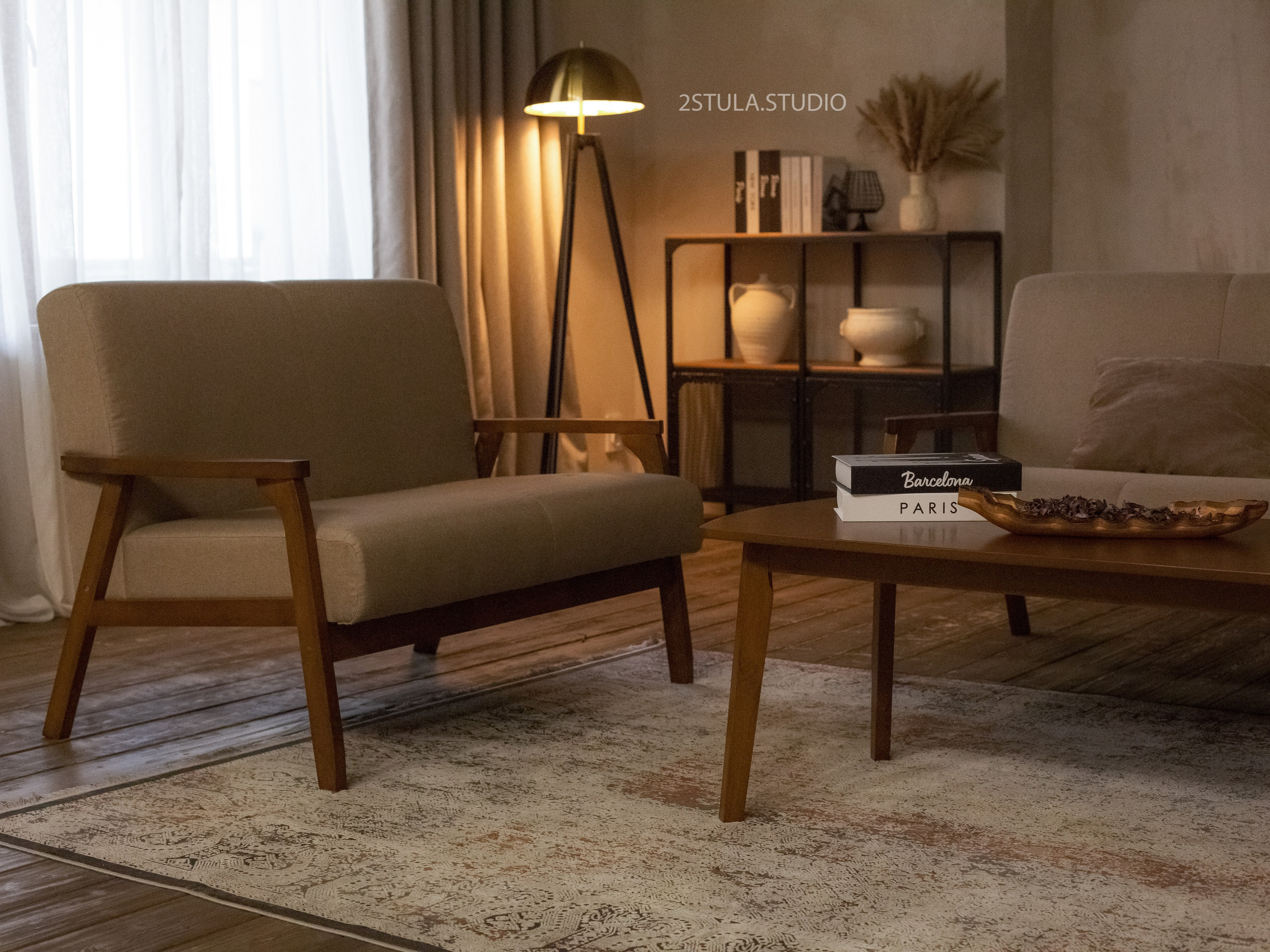 Wood (Вуд) зал на Радостовца 72/1. Фотостудия Алматы — 2 Stula.Studio | Аренда залов