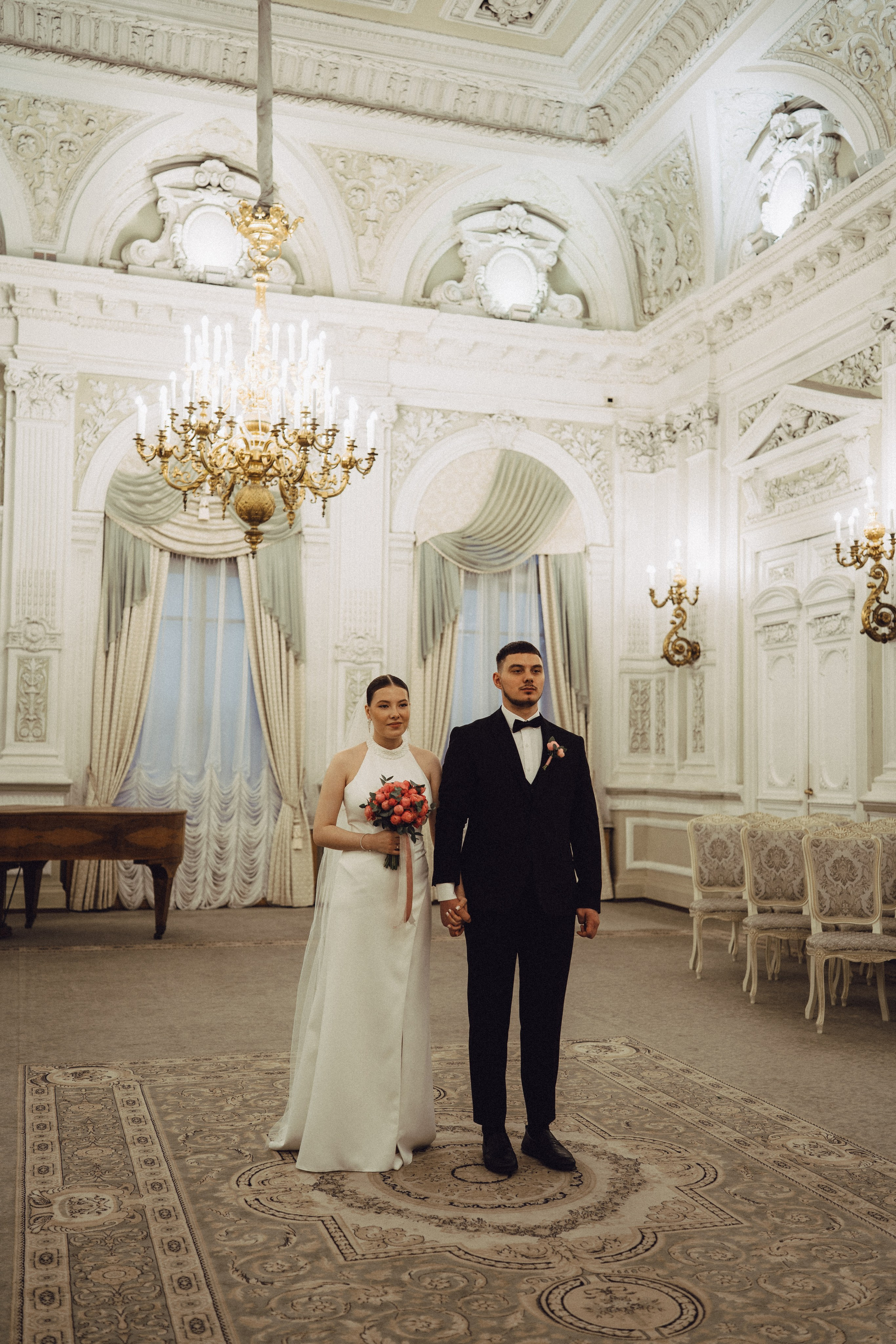 СВАДЕБНАЯ СЬЕМКА В ПЕВОМ ДВОРЦЕ БРАКОСОЧЕТАНИЯ. Профессиональный фотограф, Санкт-Петербург — Виктория Богомолова