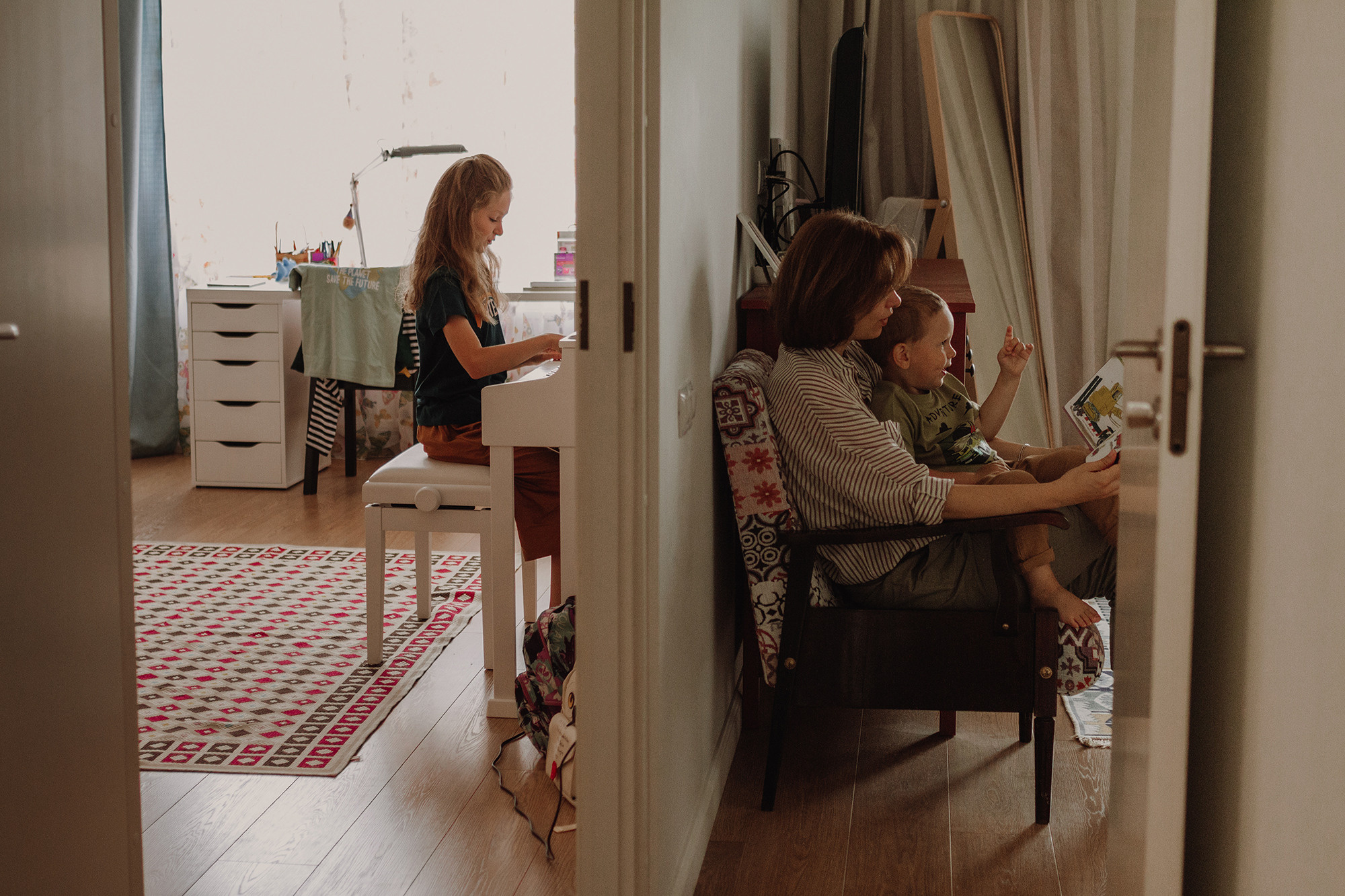 Семейные фотосессии дома. Семейный лайфстайл фотограф в Санкт-Петербурге Мария Шумилина