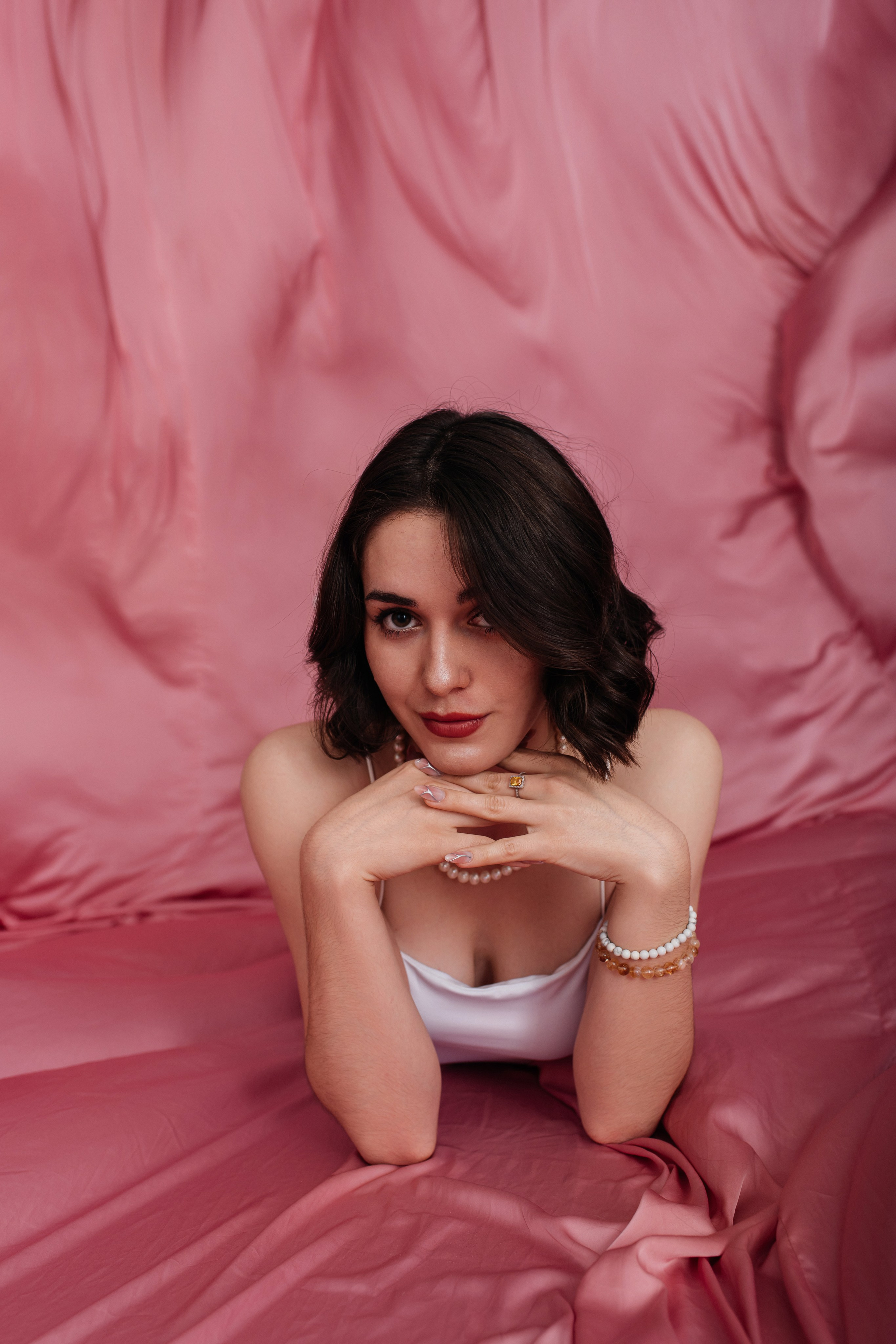 «Розовая ткань». Фотограф в Москве/Зарайске Шахова Марина