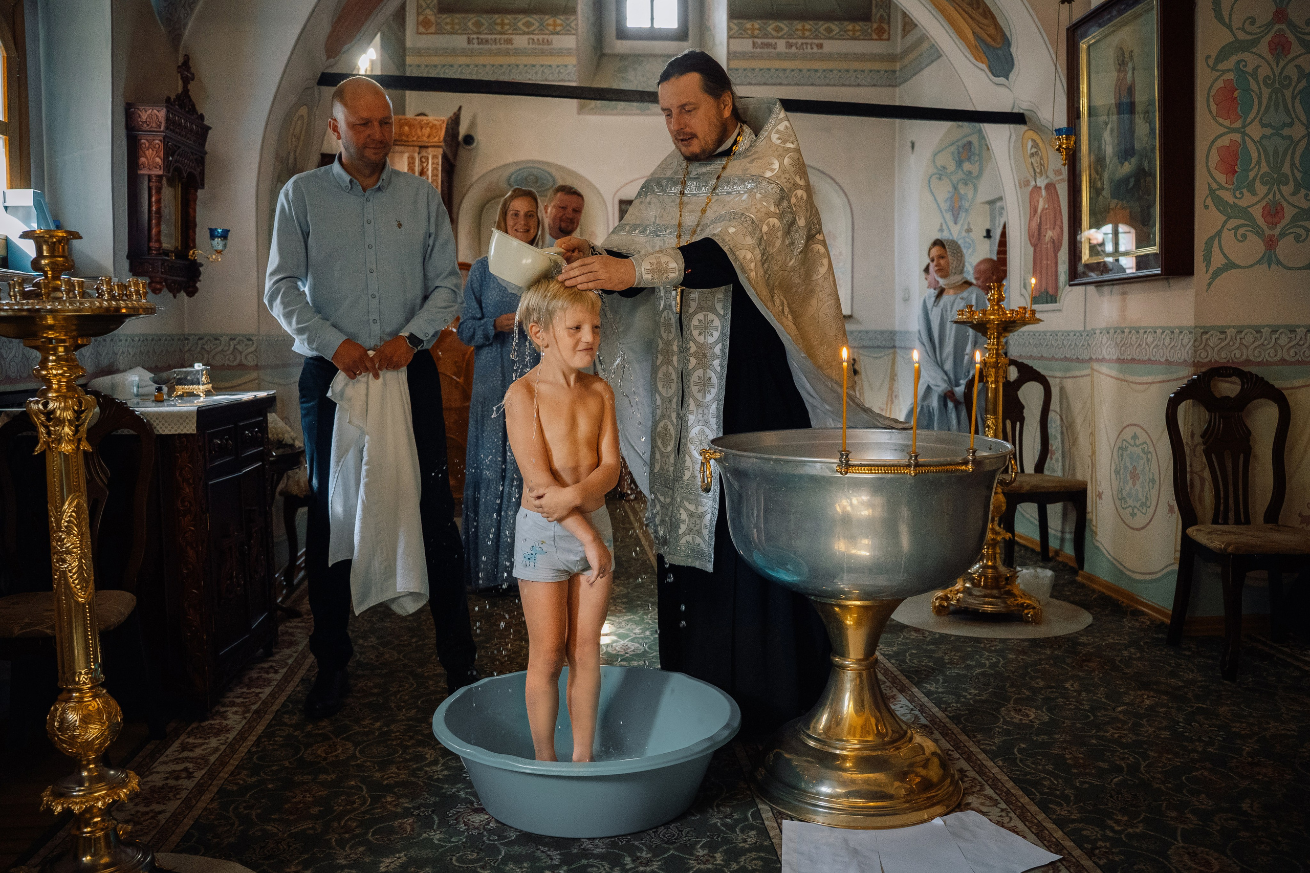 Крещение Марка. Фотограф Казакова Анастасия