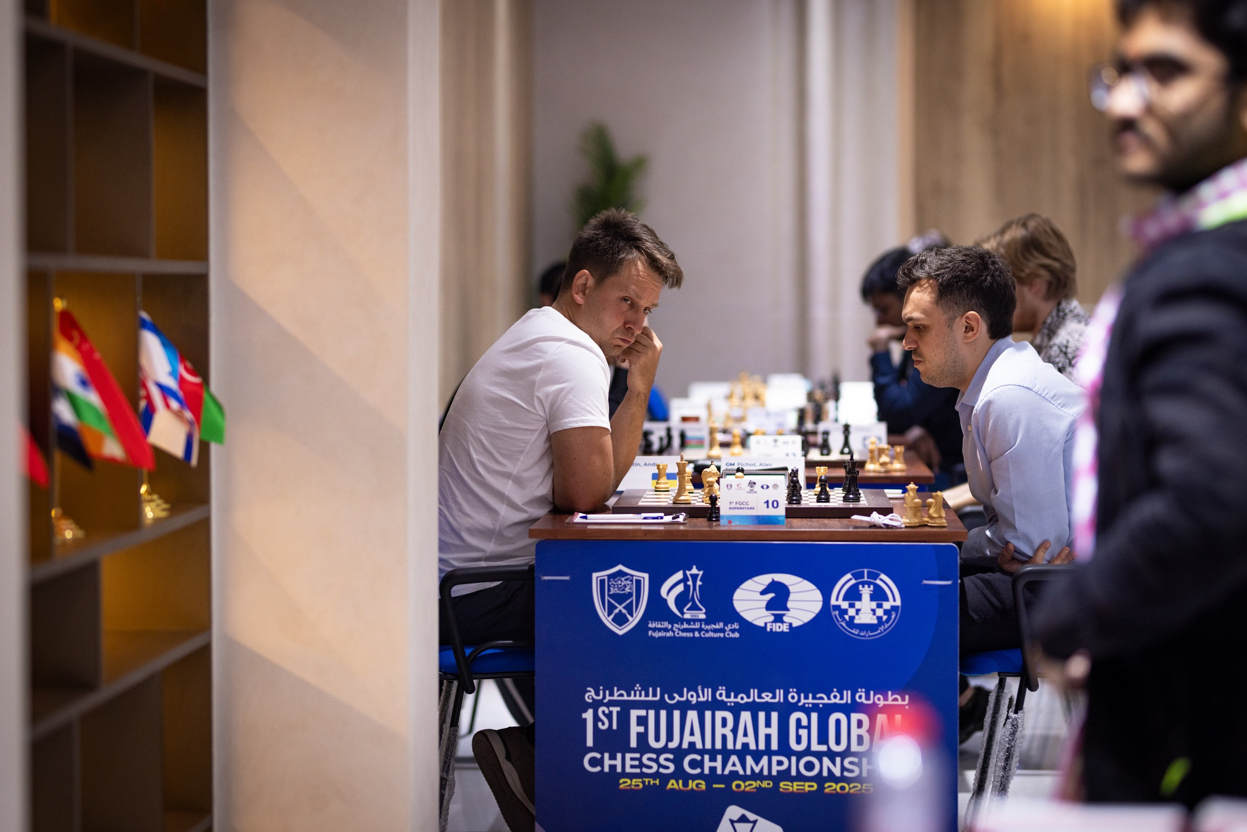 2025.08.28 1st. FUJAIRAH GLOBAL Chess Championship — Round5. Фотограф Анна Штурман (репортажная съёмка любых событий и мероприятий) Anna Shtourman photographer