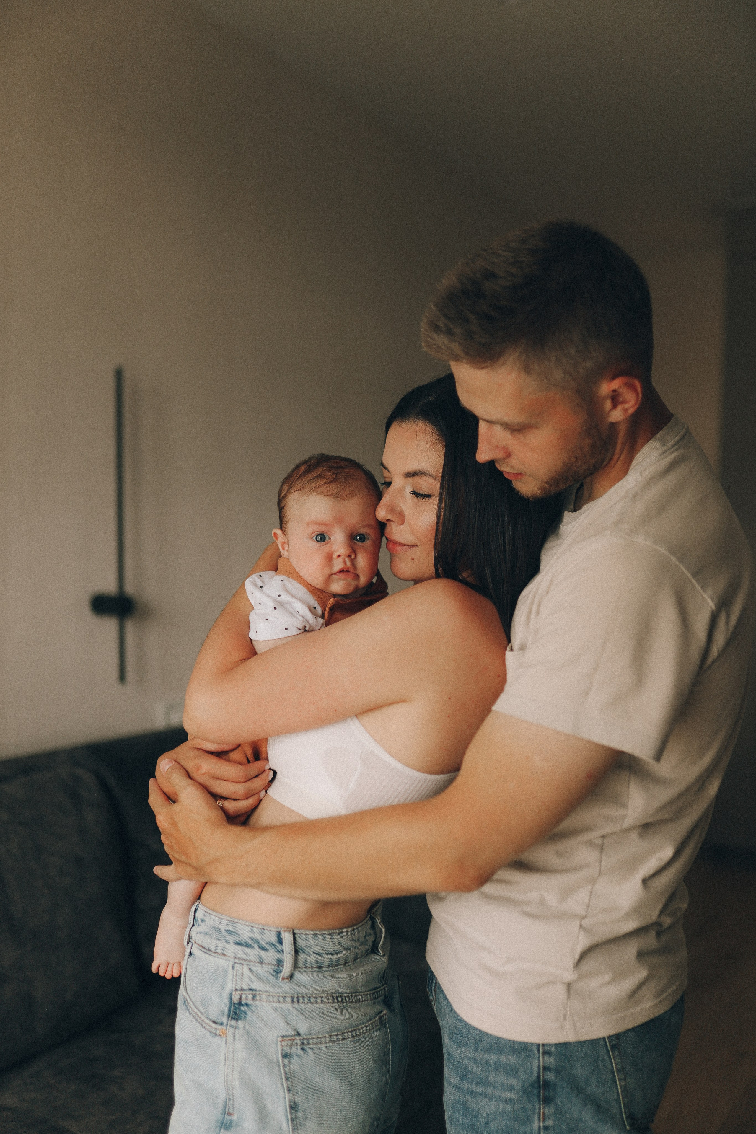 Домашняя фотосессия с малышом. Семейный фотограф Екатеринбург Черепанова Олеся