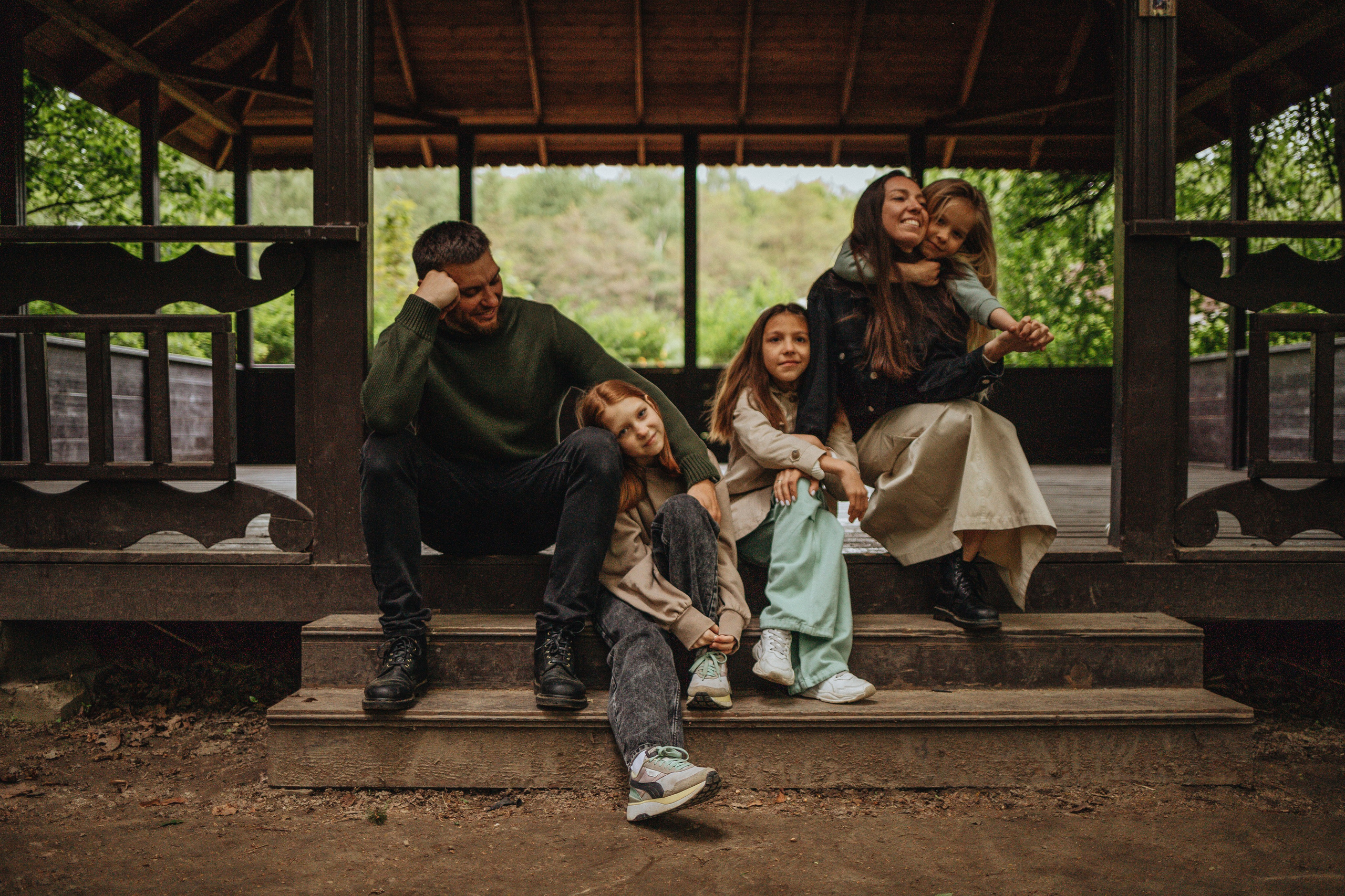 Женя, Света, Варя, Маруся и Уля. Семейный фотограф Юлия Клишина