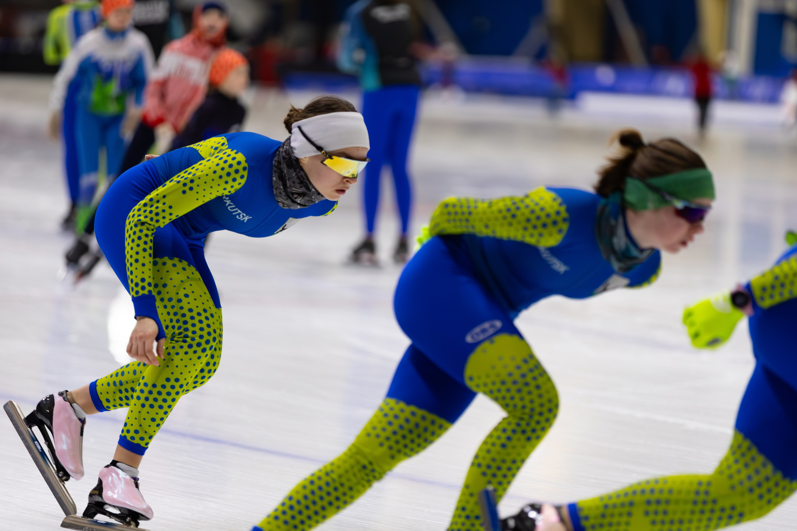 Тренировки. Конькобежный спорт. Иркутск, 2026. Спортивная съемка Мария Царфати