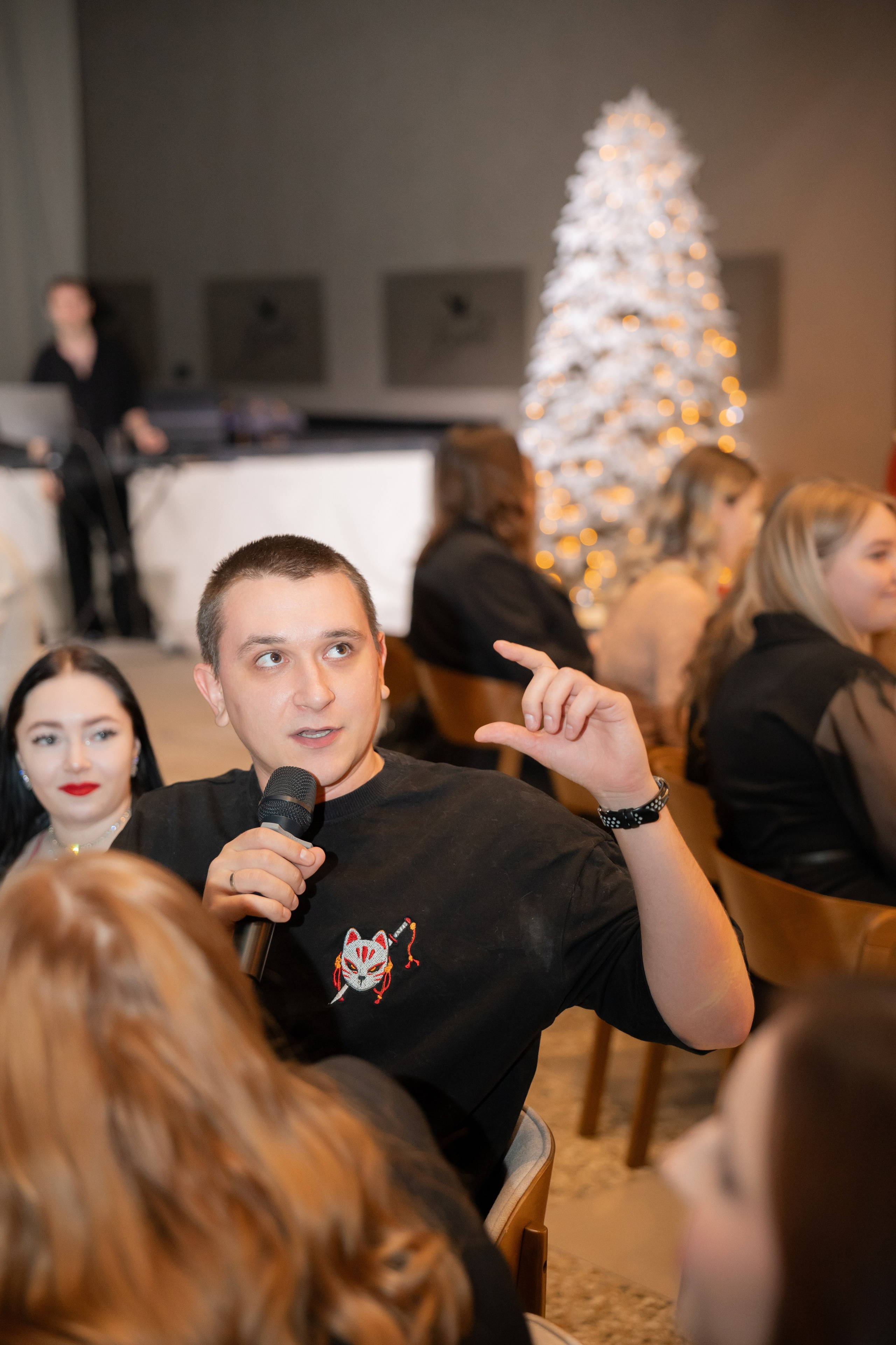 Новогодний корпоратив Альфа-Банк, ресторан Журавли