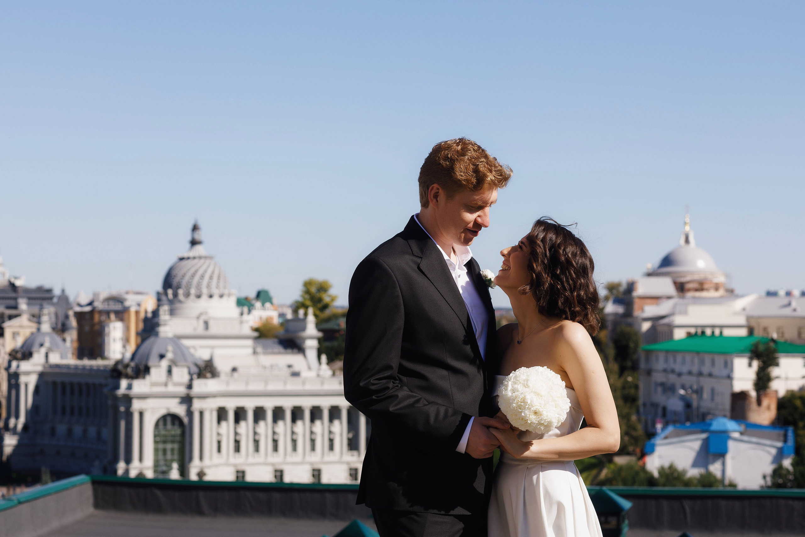 Свадебная фотосессия в Казанском Кремле