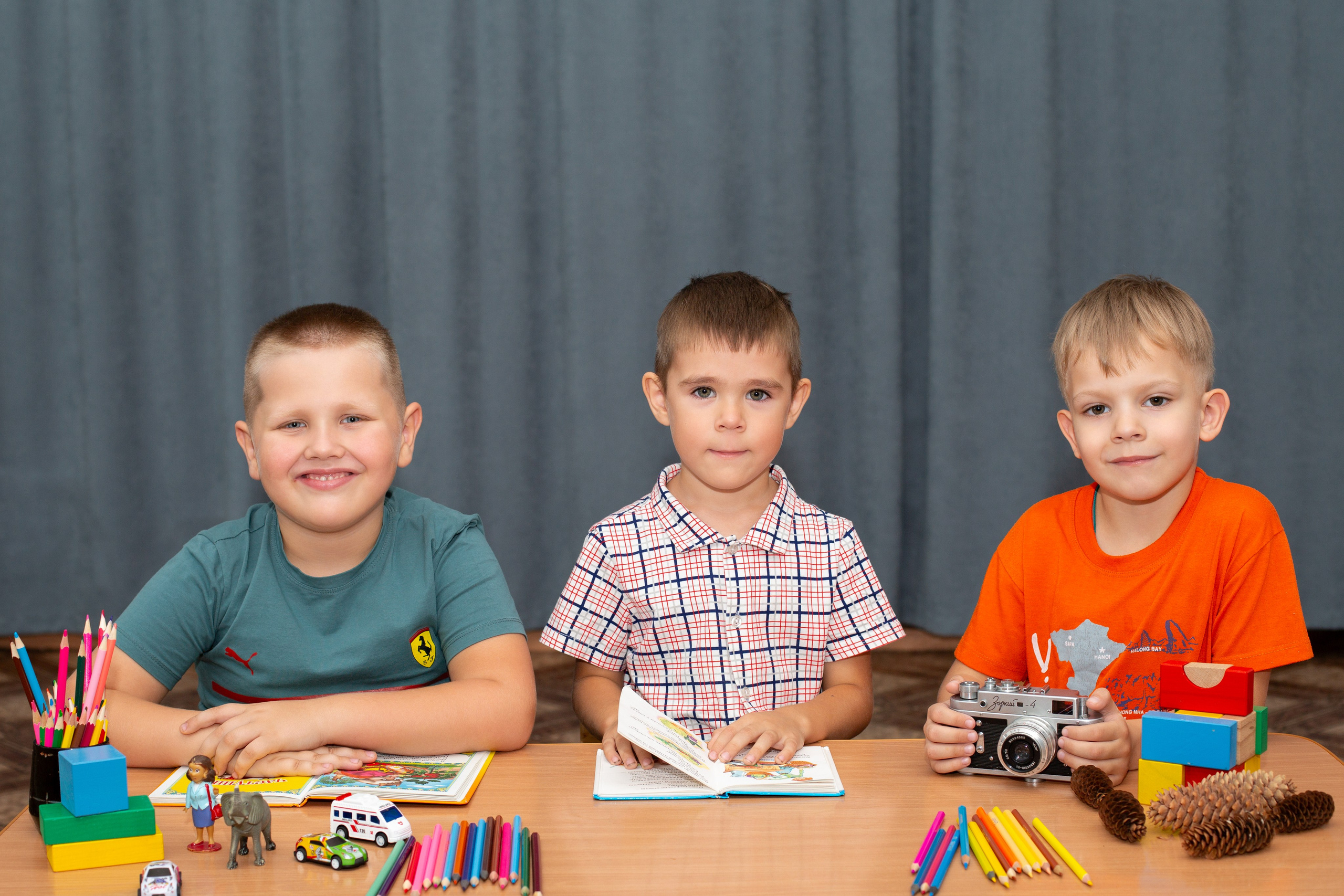 Выпускные альбомы для детского сада. Студия «Фокус» детская фотография Ольги Поповой г. Бийск